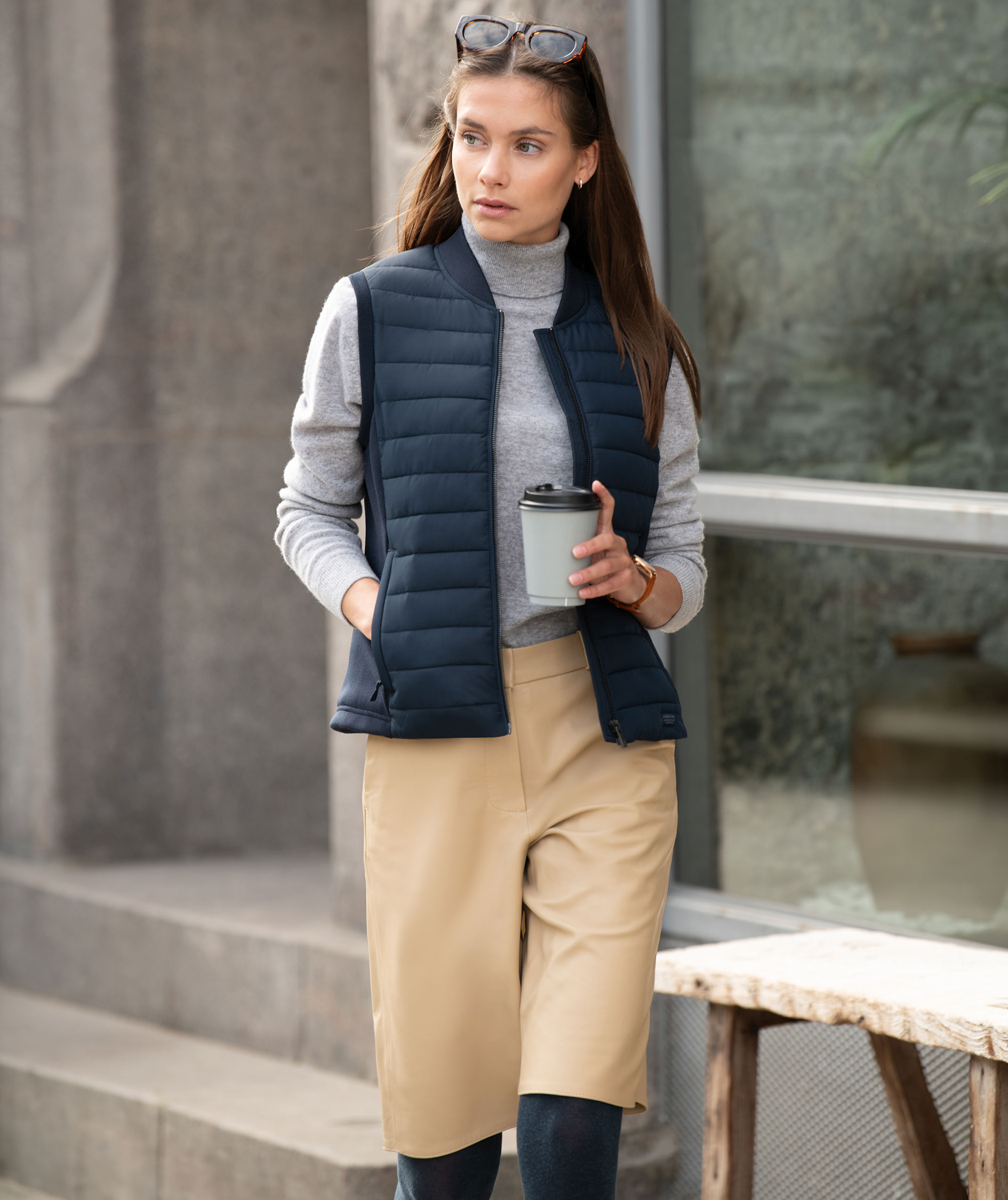 Nimbus Vesper vatteret damevest, Navy