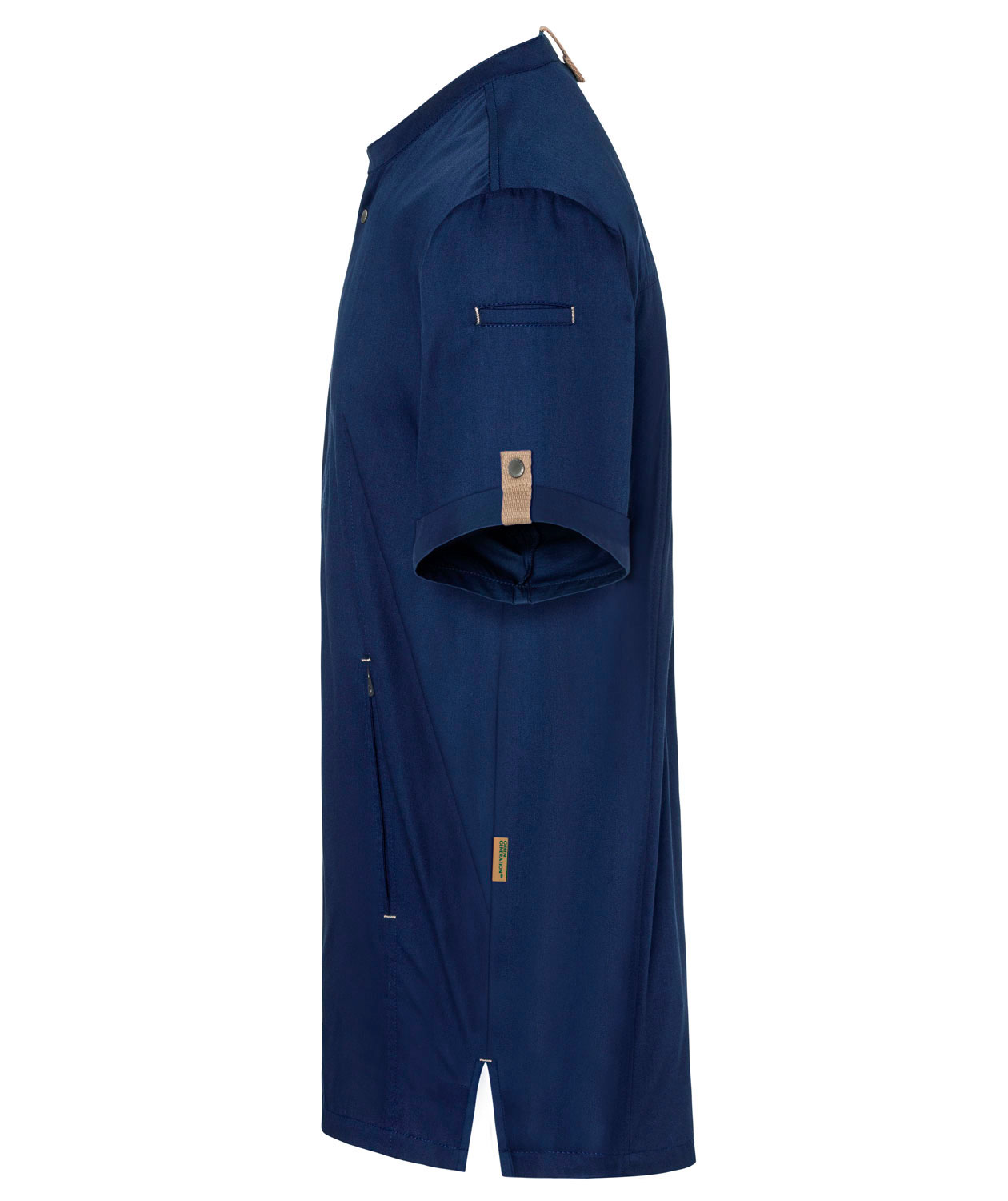 Karlowsky Green-generation kort&auml;rmad kockjacka, St&aring;lbl&aring;, large image number 3