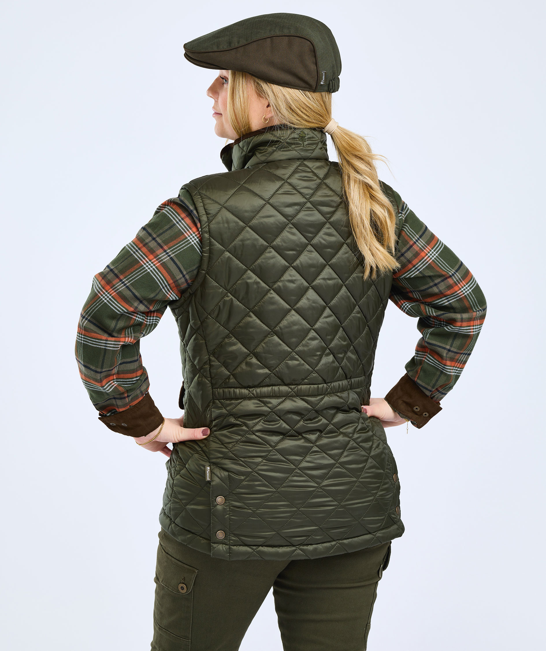 Pinewood Nydala Classic damevest, Moss green, large image number 3