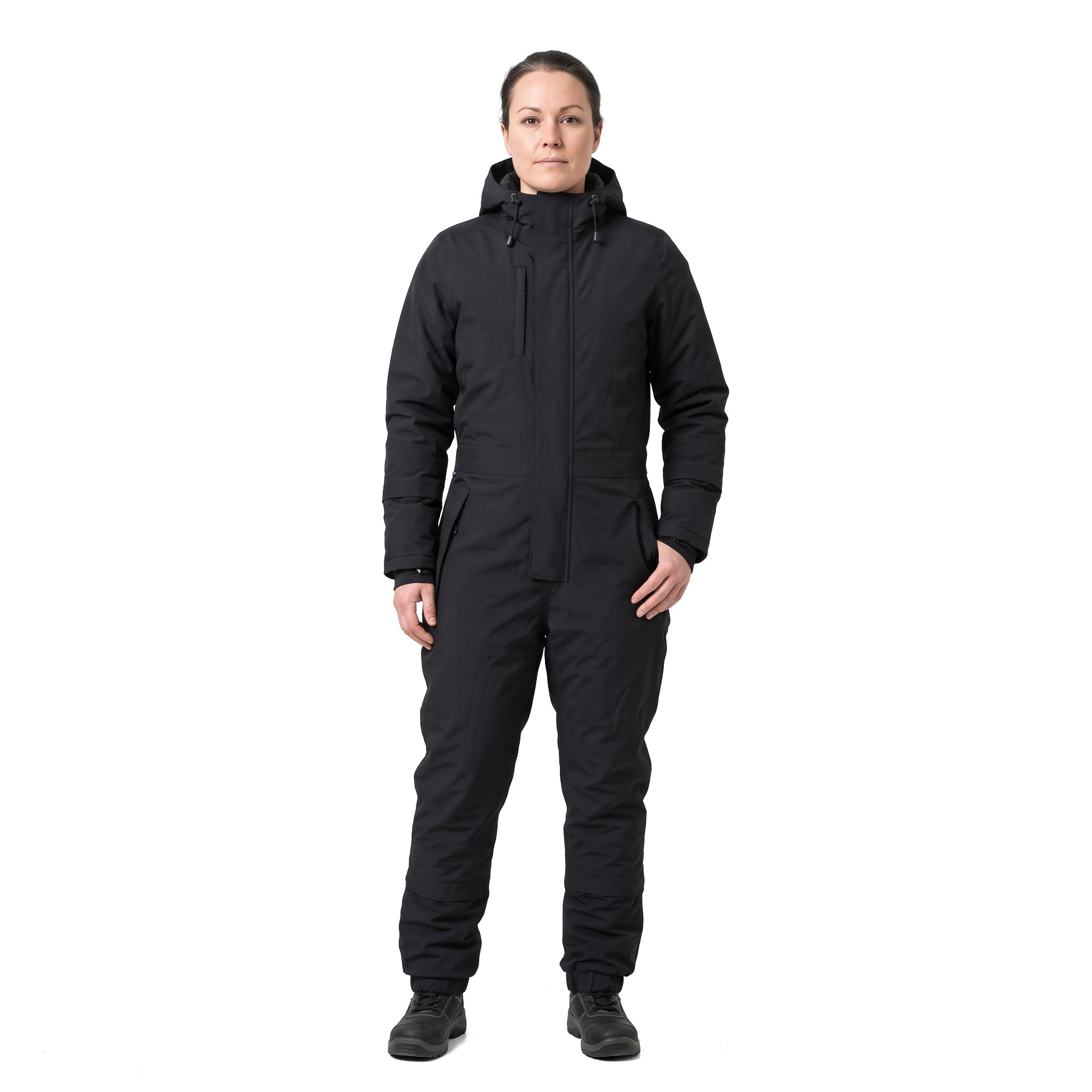 Lyngs&oslash;e women's winter jumpsuit full stretch, Black, large image number 2