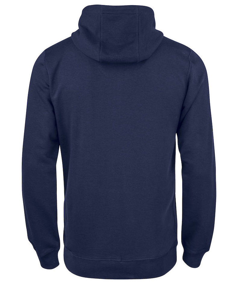 Clique Premium OC sweat h&aelig;ttetr&oslash;je med lynl&aring;s, M&oslash;rk Marine, large image number 1