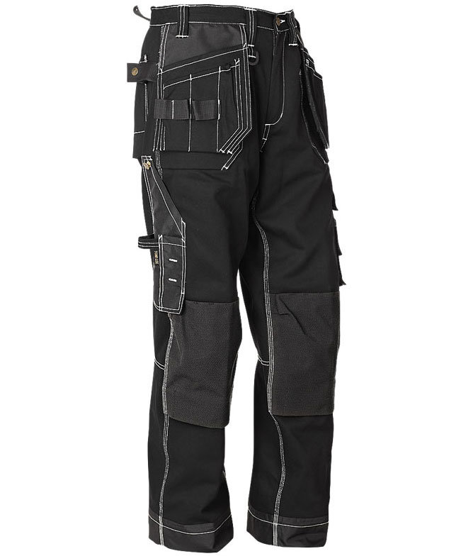 Toni Lee Wolf h&aring;ndv&aelig;rkerbukser, Sort