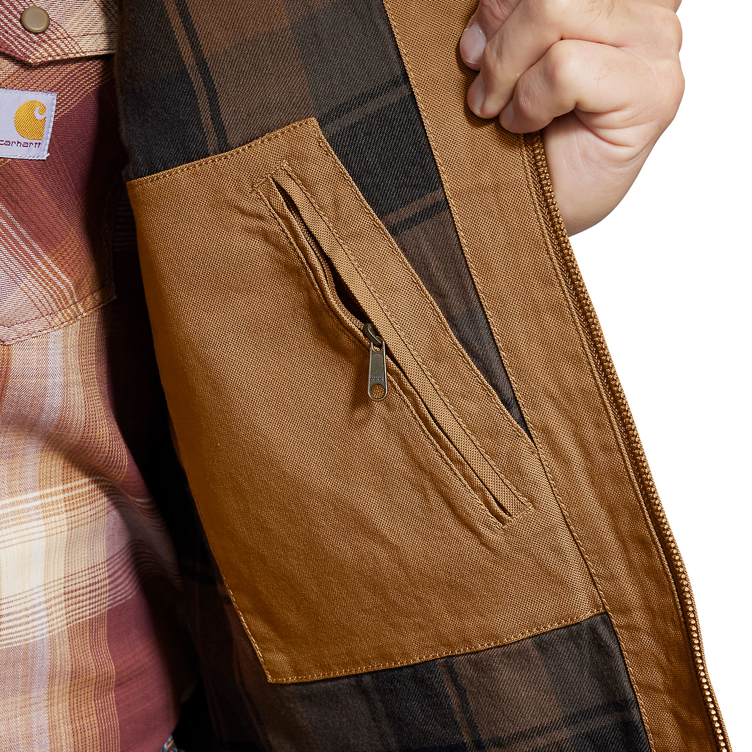 Carhartt Montana Duck v&auml;st, Carhartt Brown, large image number 4