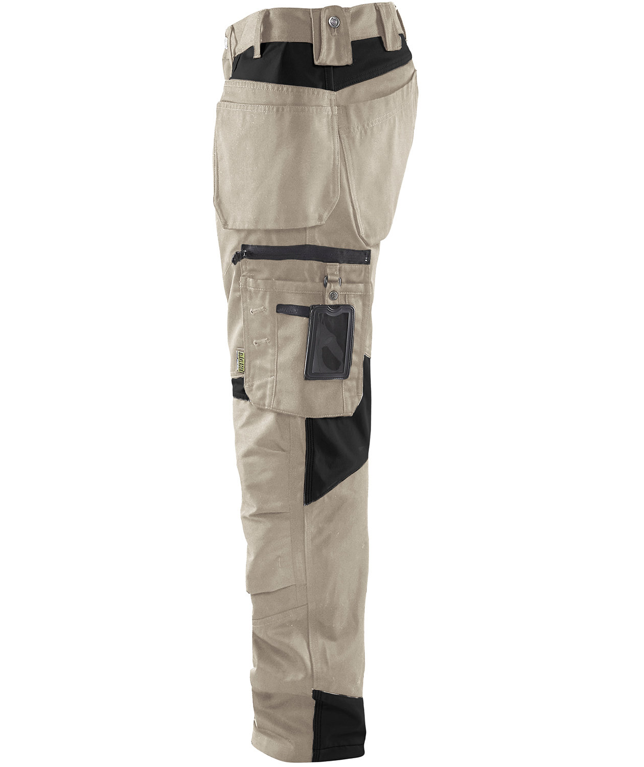 Bl&aring;kl&auml;der hantverksbyxa, Sand/Svart, large image number 2