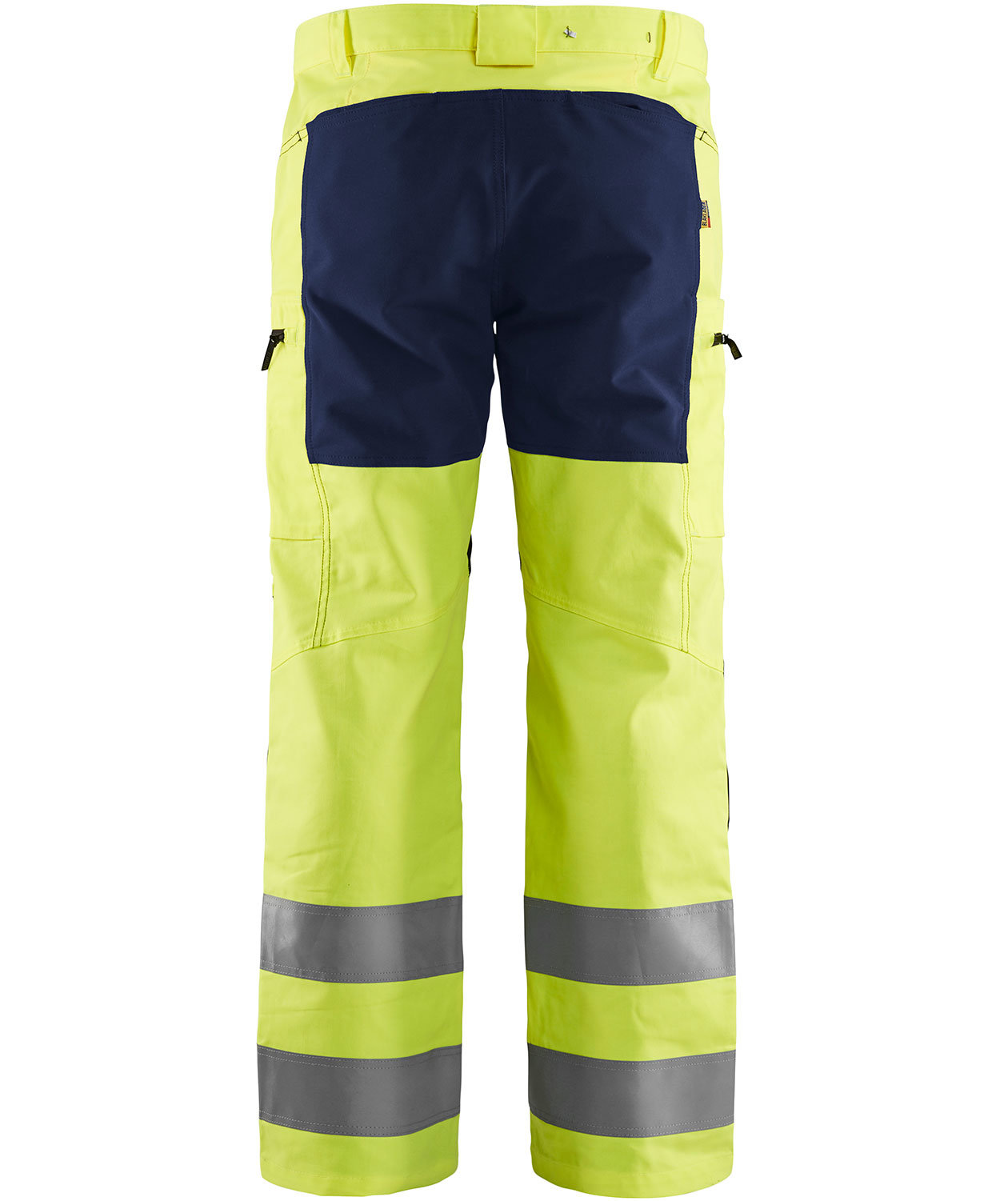 Bl&aring;kl&auml;der arbejdsbukser, Hi-vis&nbsp;Gul/Marine, large image number 1