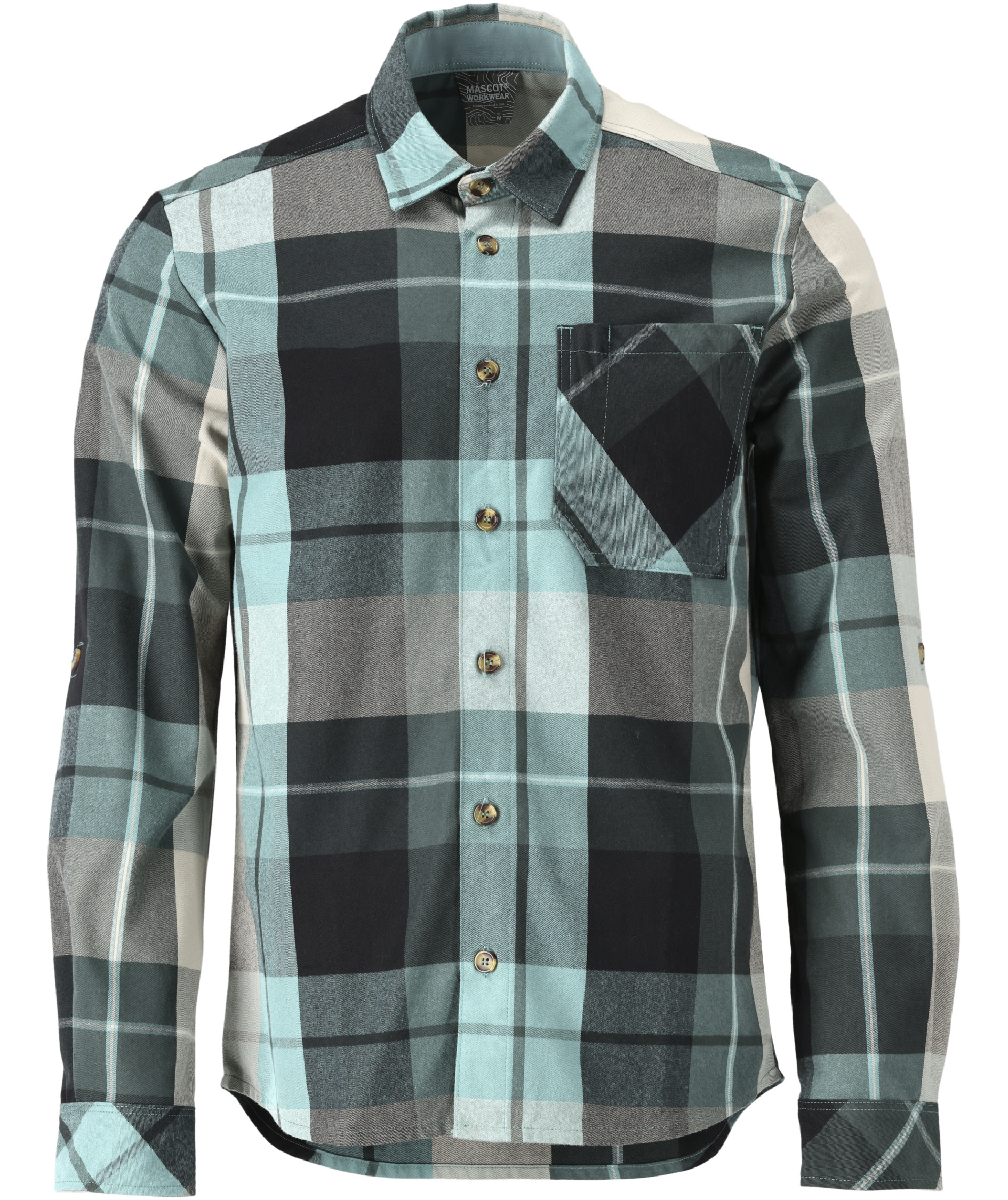 Mascot Customized flannelskjorte, Skogsgr&oslash;nn, Skogsgr&oslash;nn, swatch