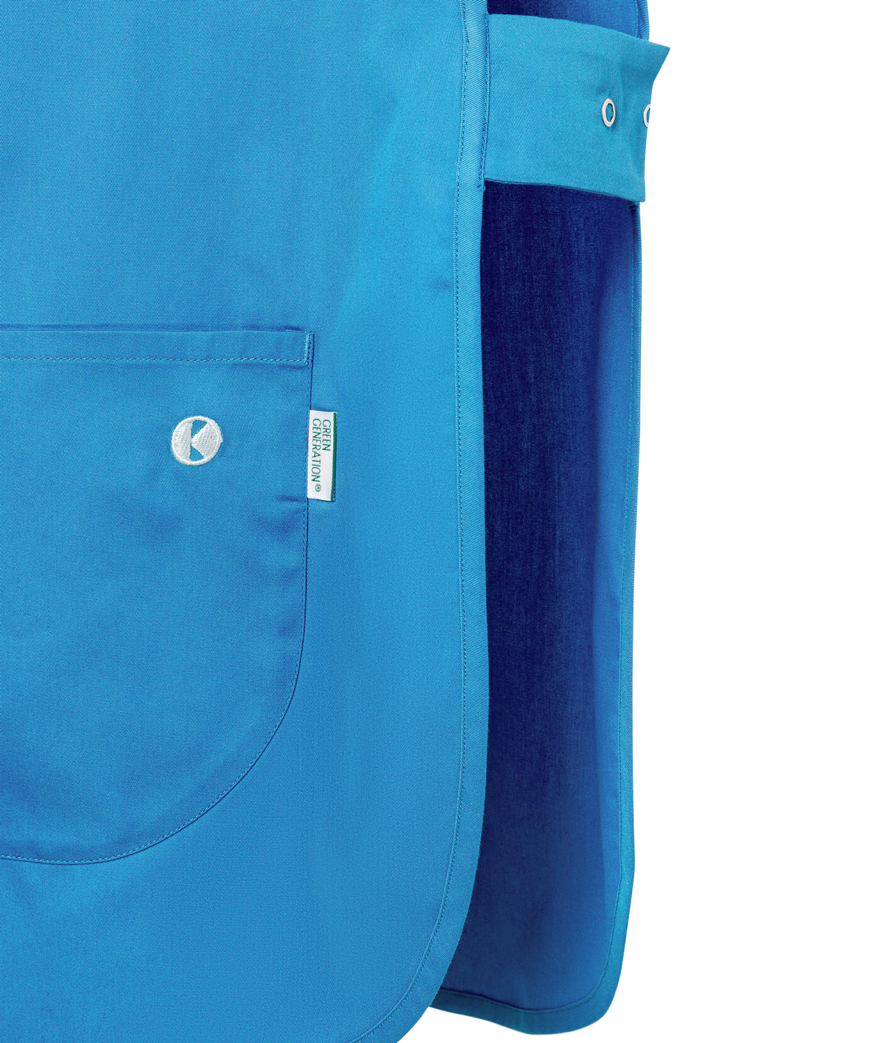 Karlowsky Essential sandwich apron, Ocean Blue, large image number 4