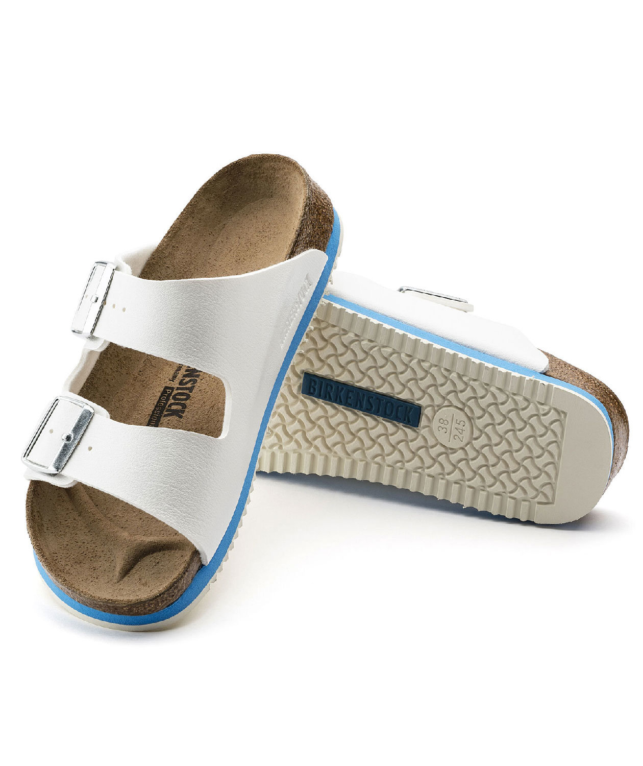 Birkenstock Arizona Narrow Fit sandaler, White, large image number 2