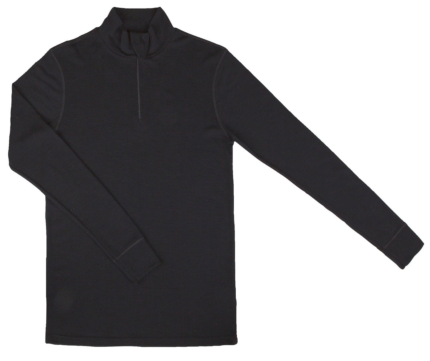 Joha Johansen Christopher&nbsp;langermet undertr&oslash;ye  med merinoull, Svart, Svart, swatch