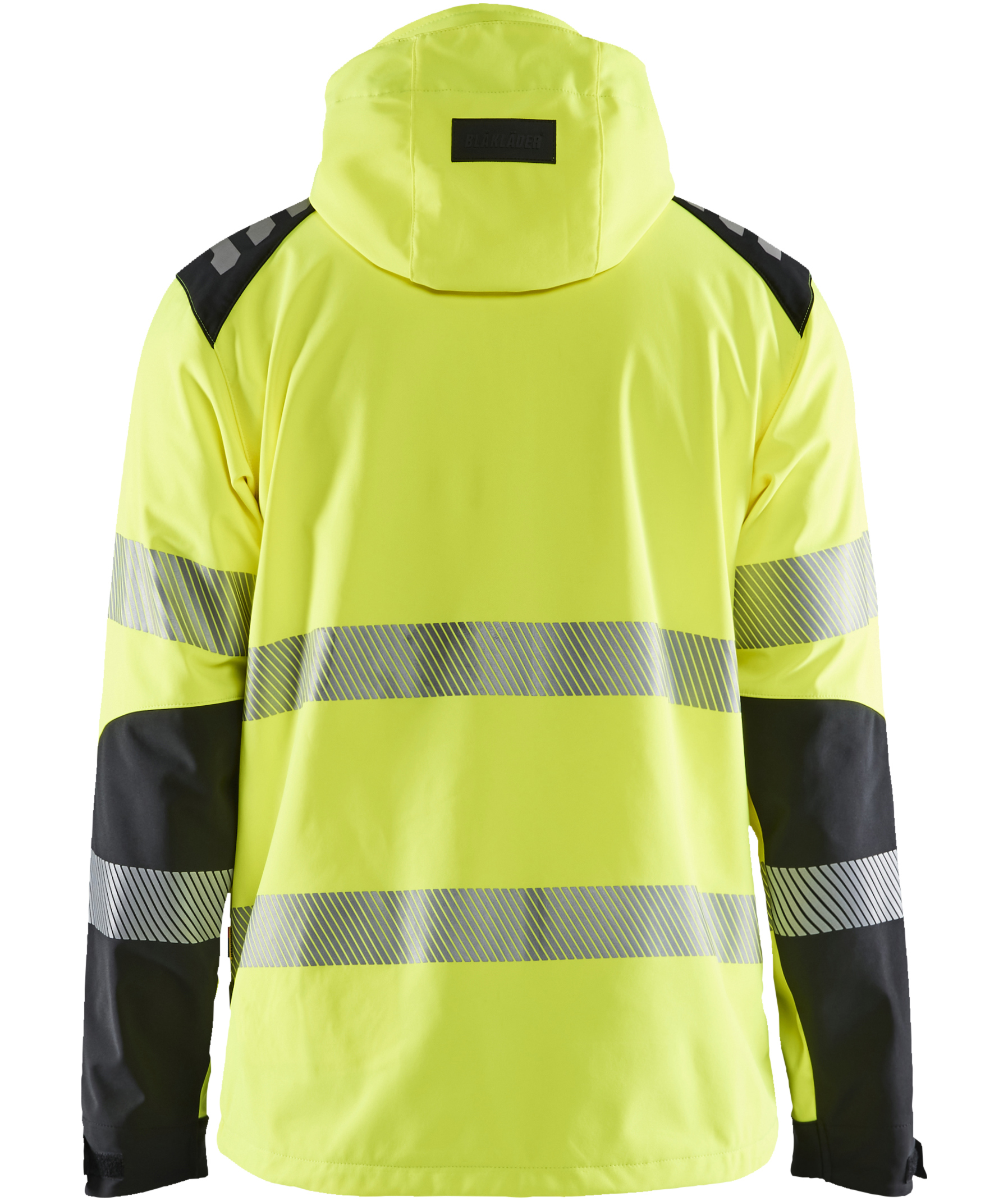 Bl&aring;kl&auml;der softshelljakke, Hi-vis Gul/Svart, large image number 2