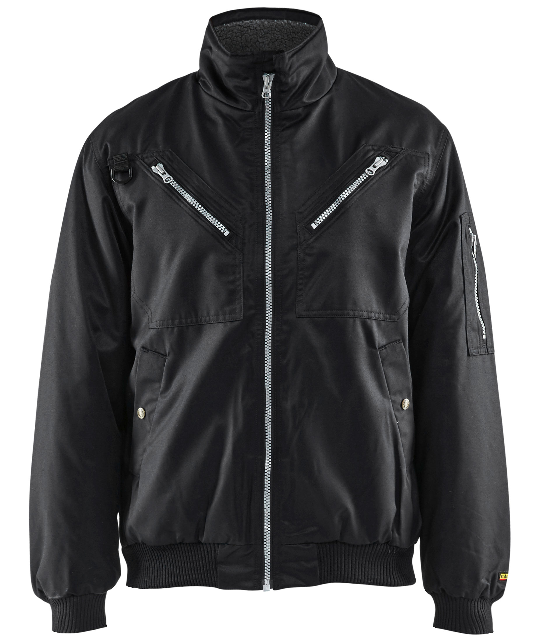 Bl&aring;kl&auml;der pilotjakke, Svart