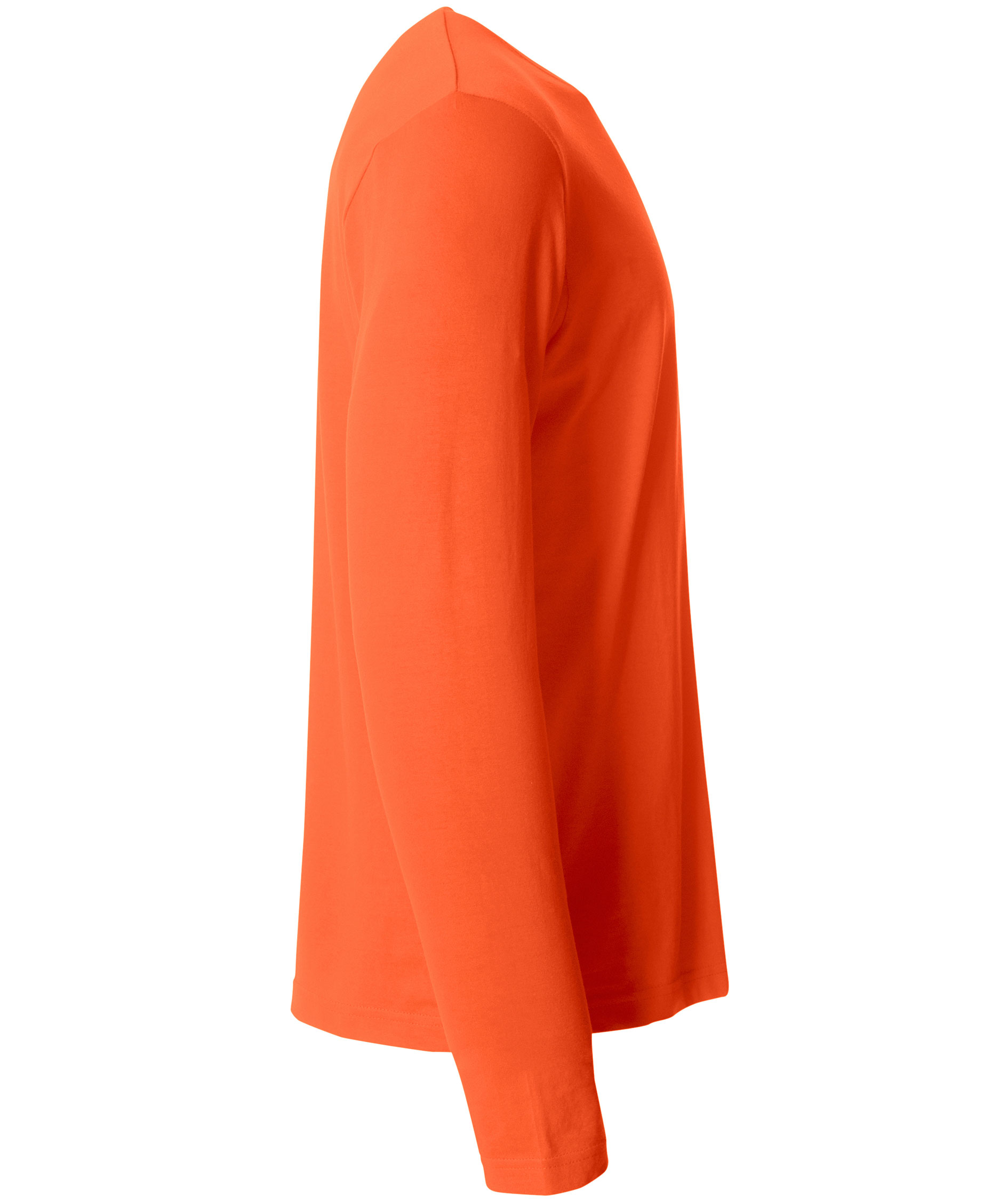 Clique Basic-T long-sleeved t-shirt, Blood orange, large image number 2