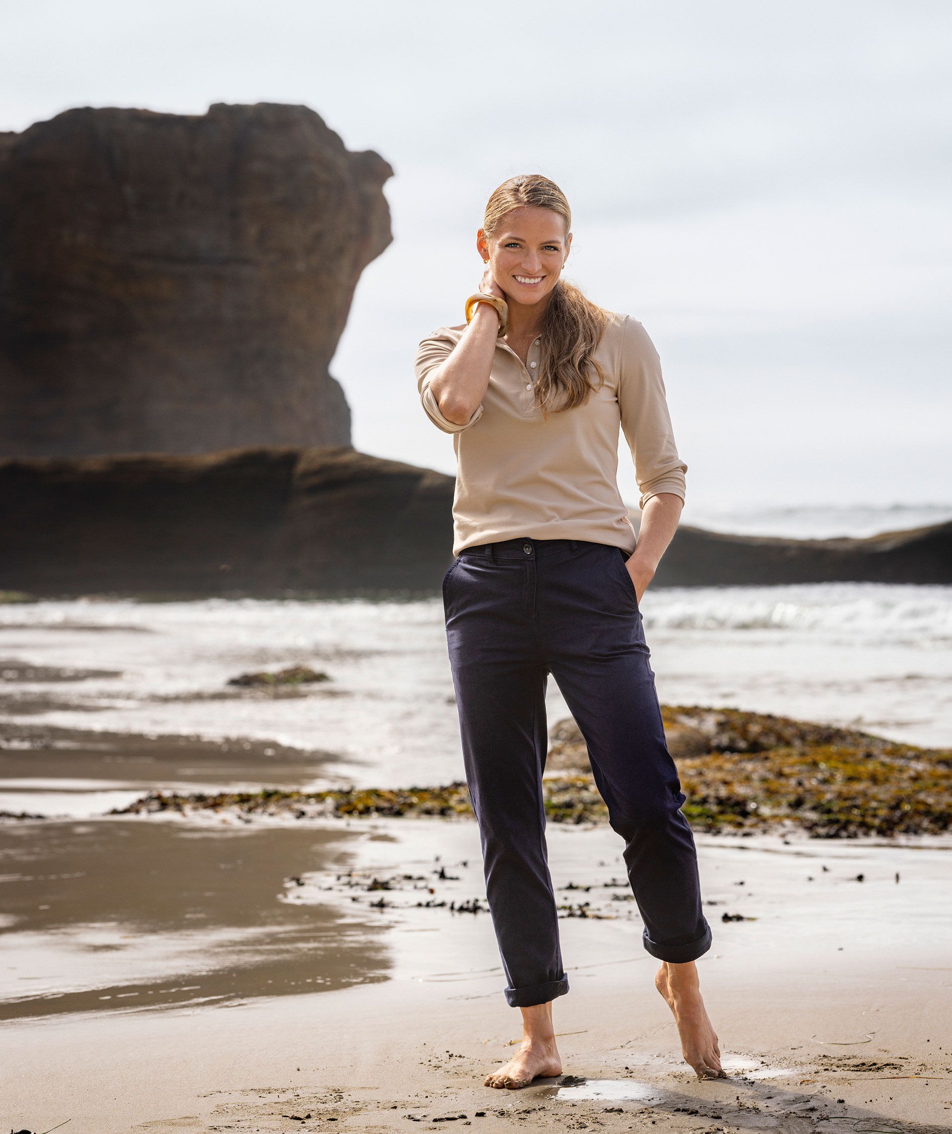 Cutter & Buck Advantage lang&aelig;rmet dame polo T-shirt