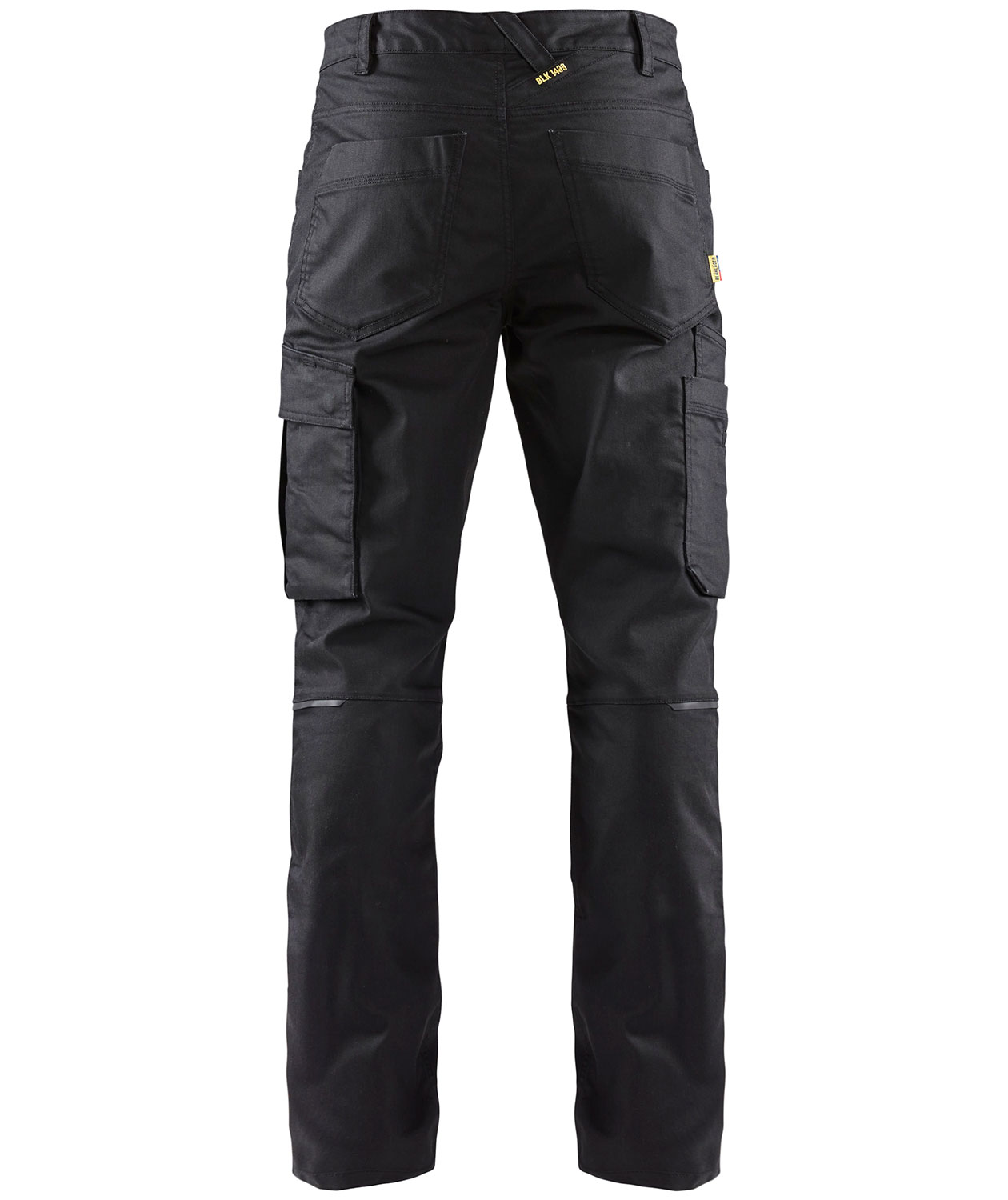 Bl&aring;kl&auml;der Unite denim arbetsbyxa, Svart