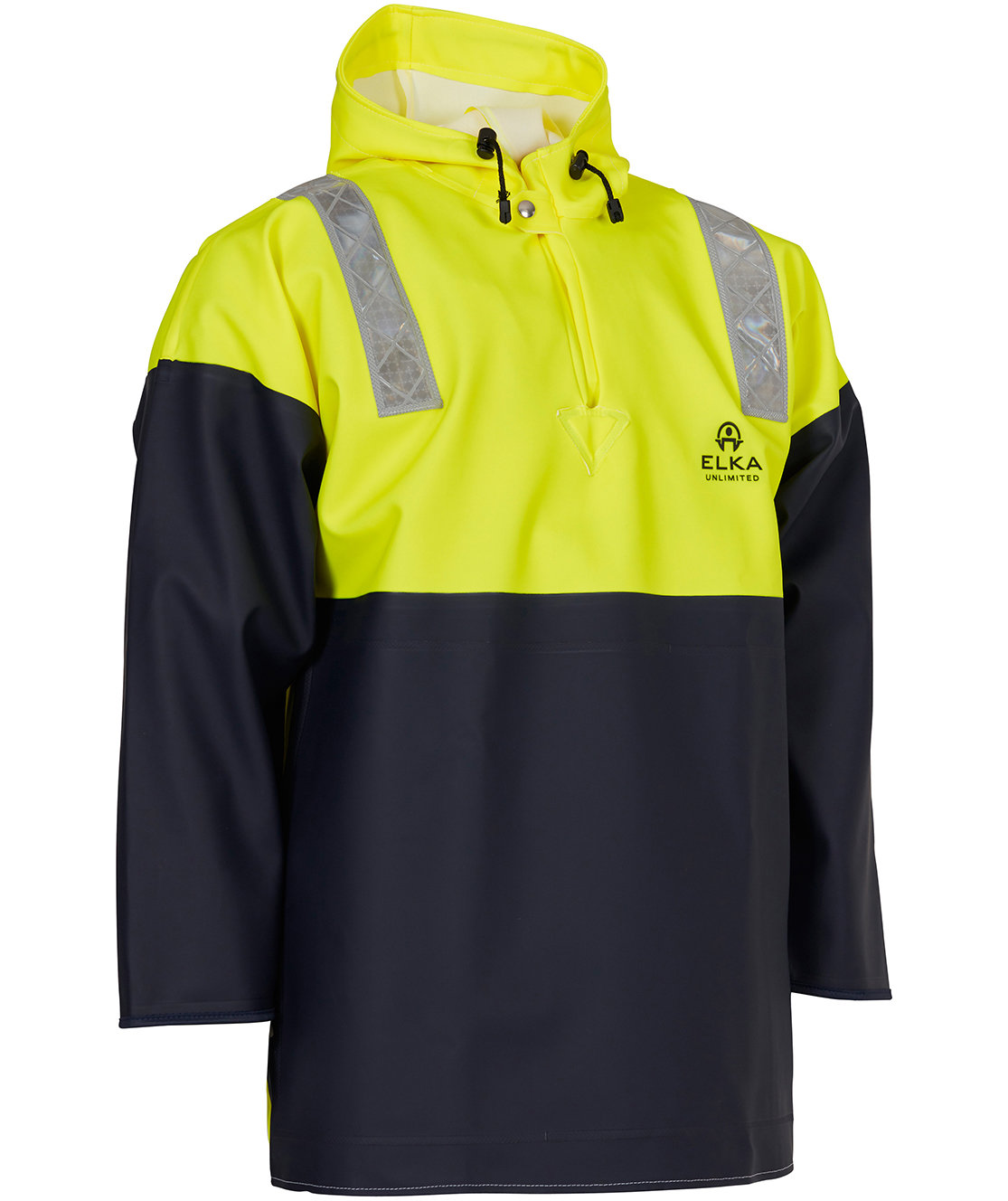 ELKA Fishing Xtreme PVC Heavy busseronne, Hi-Vis Gul/Navy