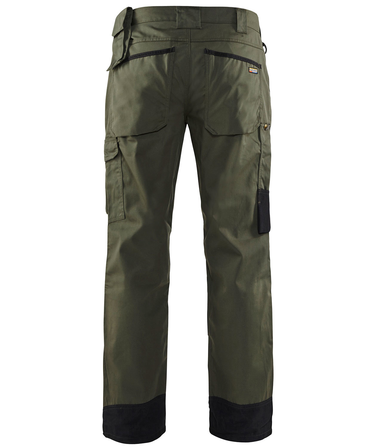 Bl&aring;kl&auml;der Garden arbejdsbukser, Armygr&oslash;n/Sort, large image number 2
