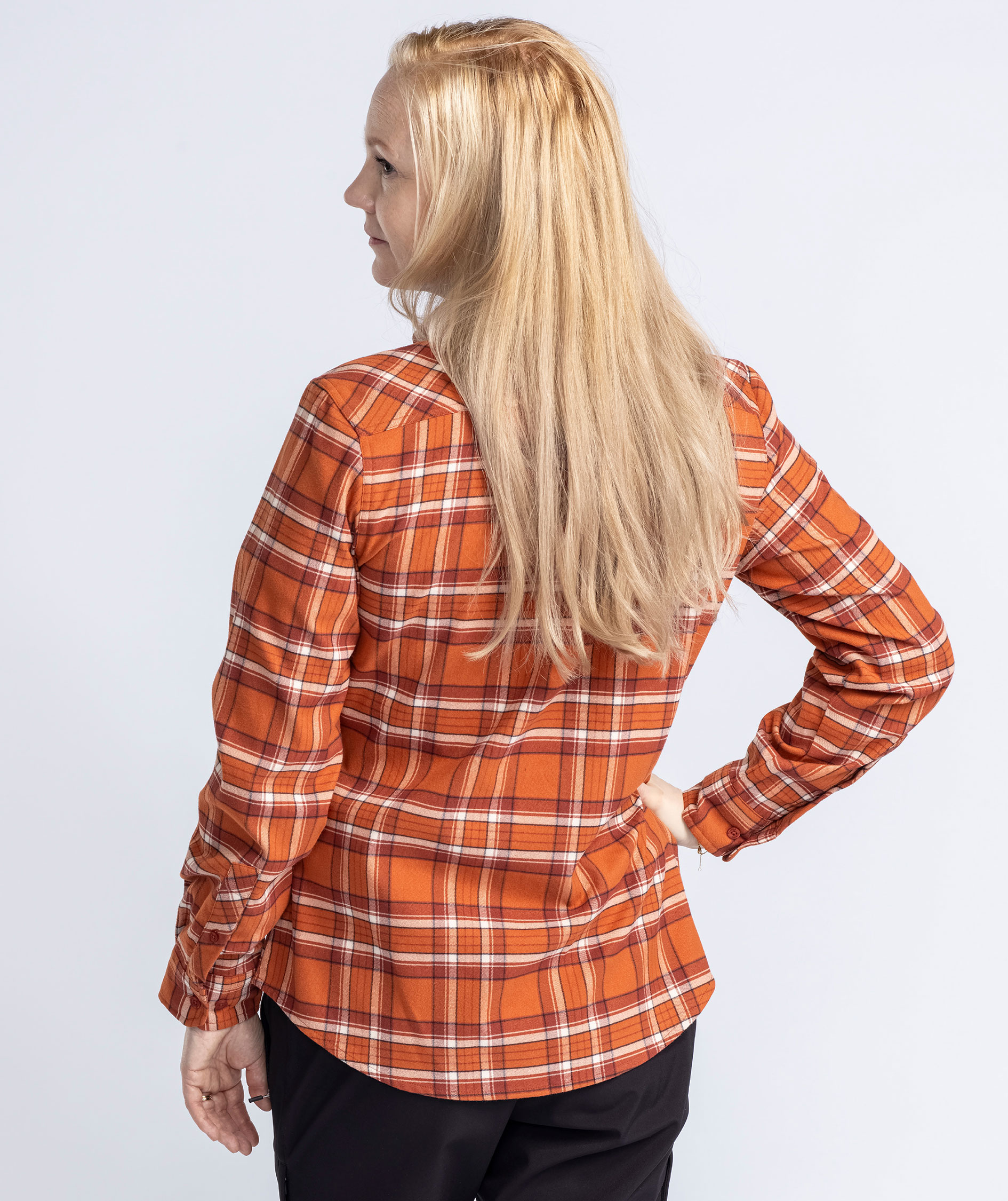 Pinewood Abisko Hiking Regular Fit dameskjorte, Burned Orange, large image number 3