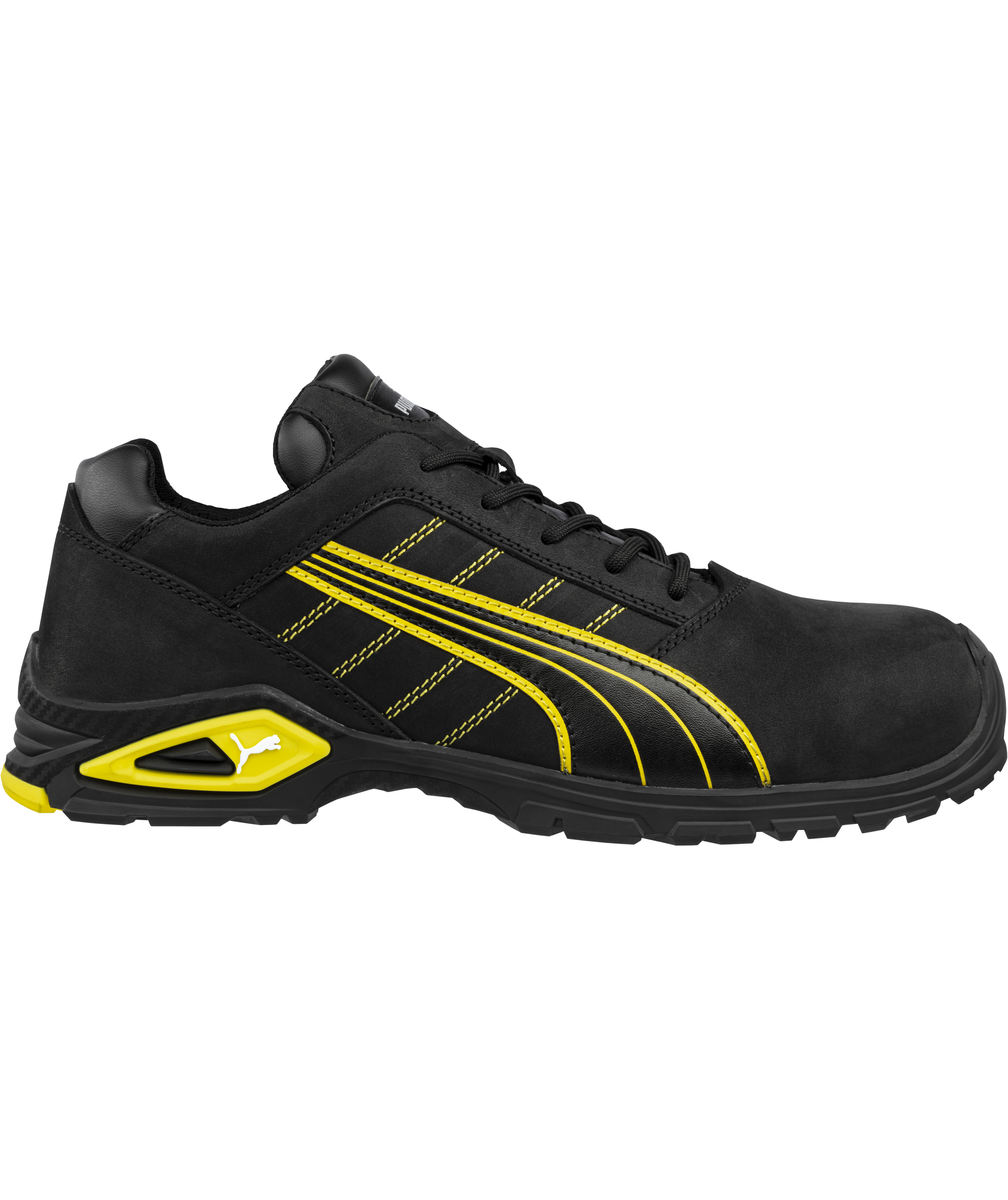 Puma Amsterdam Low safety shoes S3L, Black/Yellow