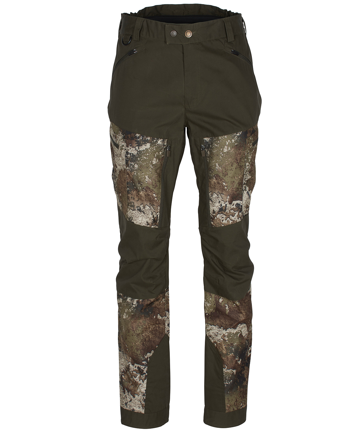 Pinewood Furudal Tracking Camou bukser, Strata/Mossgr&oslash;n