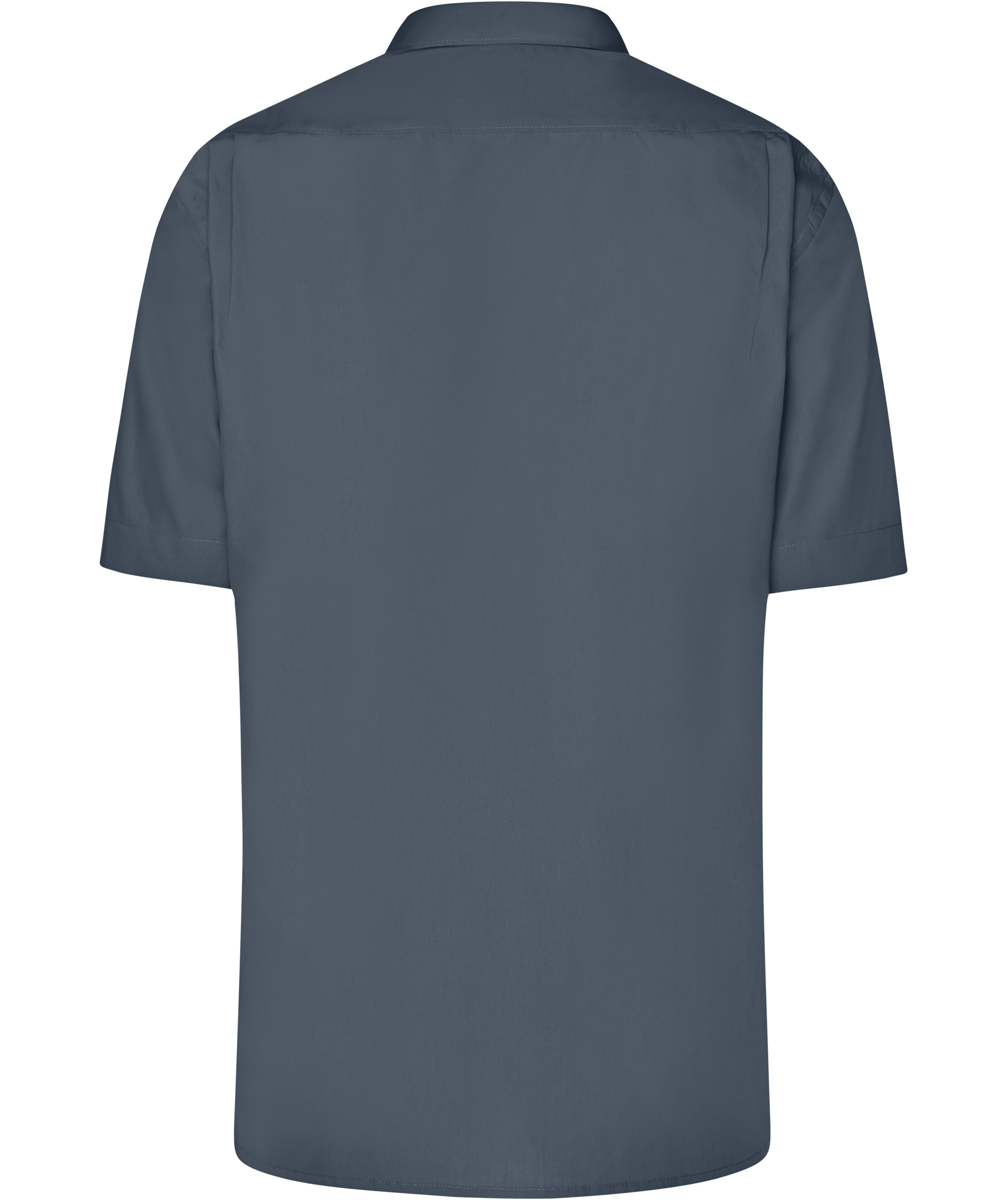 James & Nicholson classic fit kort&auml;rmad skjorta, Carbon Gr&aring;