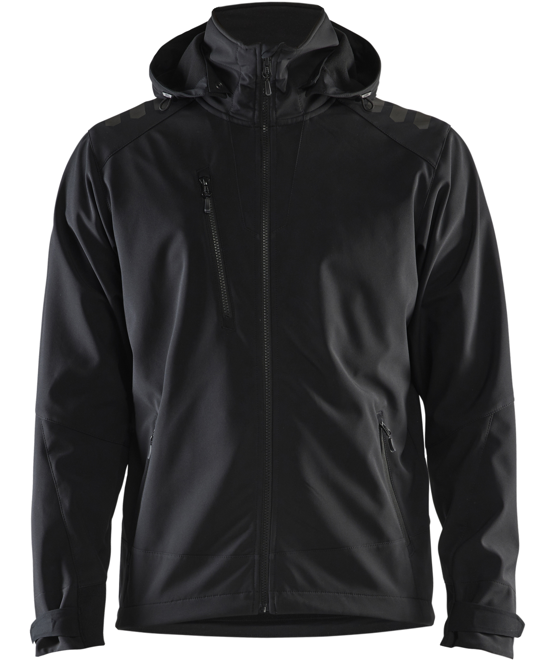 Bl&aring;kl&auml;der softshelljacka, Svart/Svart, Svart/Svart, swatch