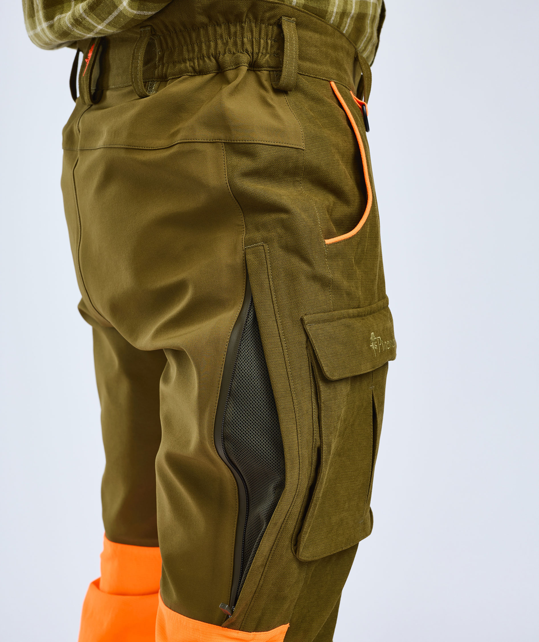 Pinewood Furudal Expert 2L Hunting bukser, Olive Green/Orange, large image number 6