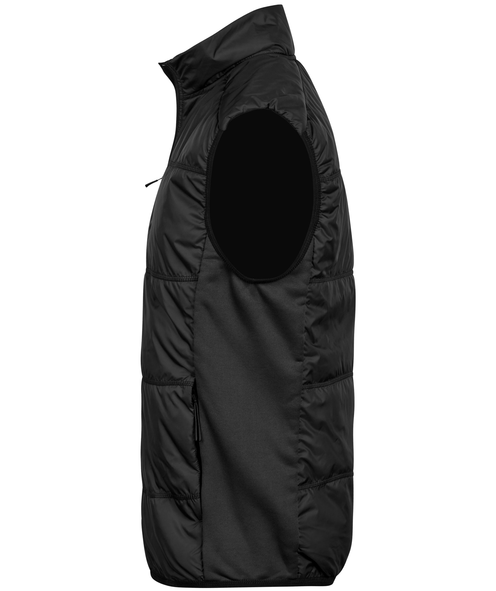 Tee Jays hybrid stretch quilted vest, Black, large image number 3