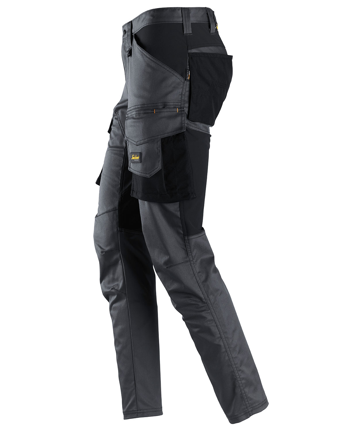 Snickers&nbsp;AllroundWork servicebukser 6803, St&aring;lgr&aring;/Sort, large image number 2