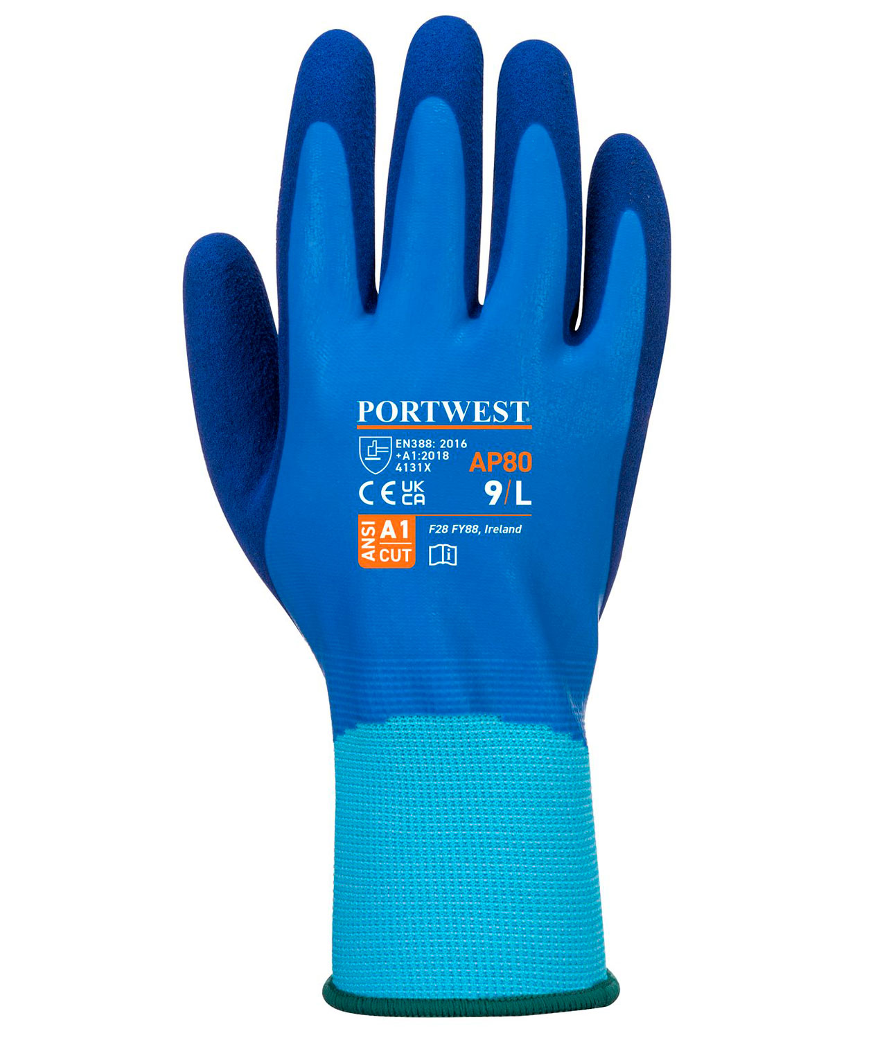 Portwest AP80 Liquid Pro work gloves, Blue, large image number 1