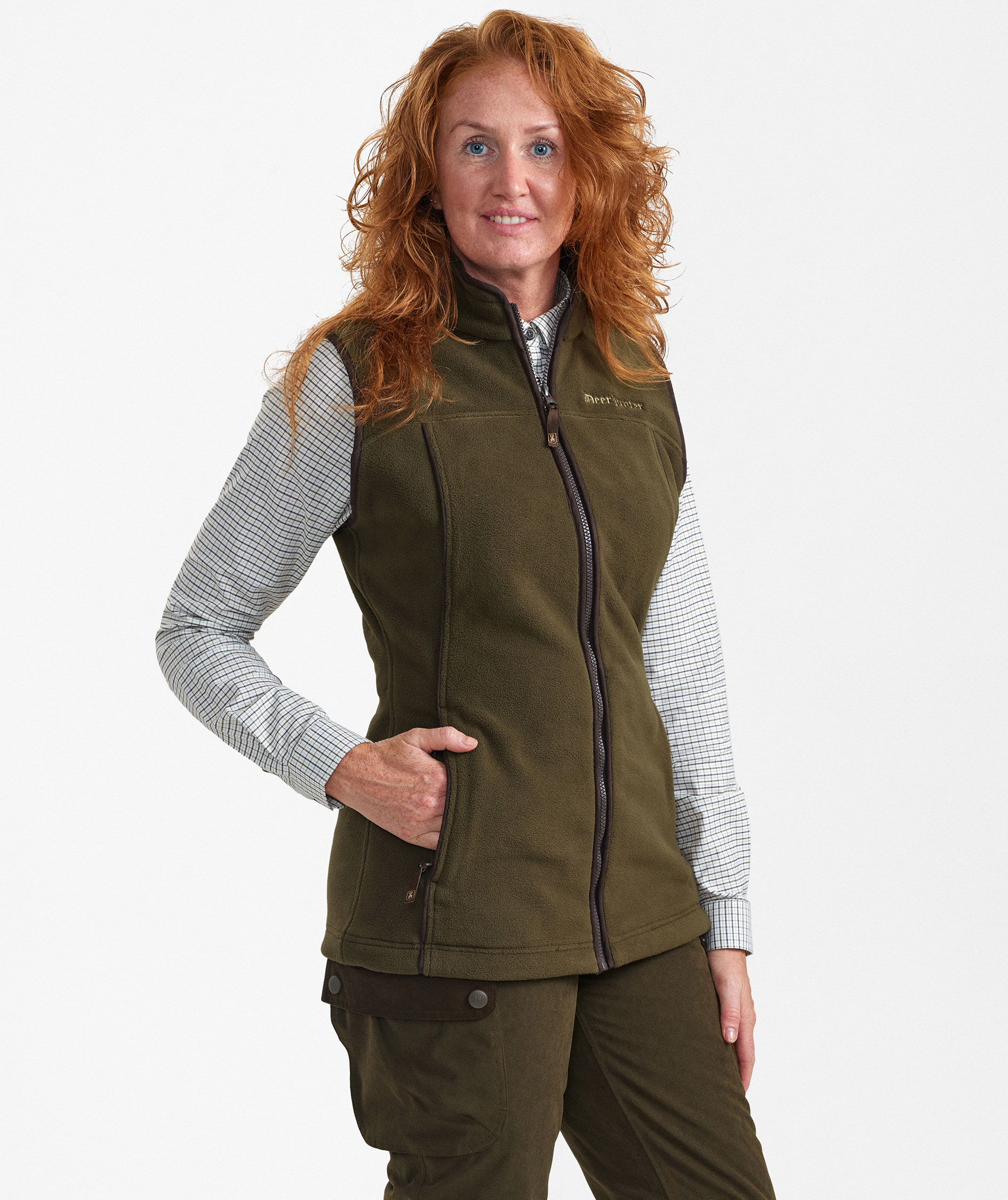 Deerhunter Eagle women's fleece vest, Tarmac green, large image number 3