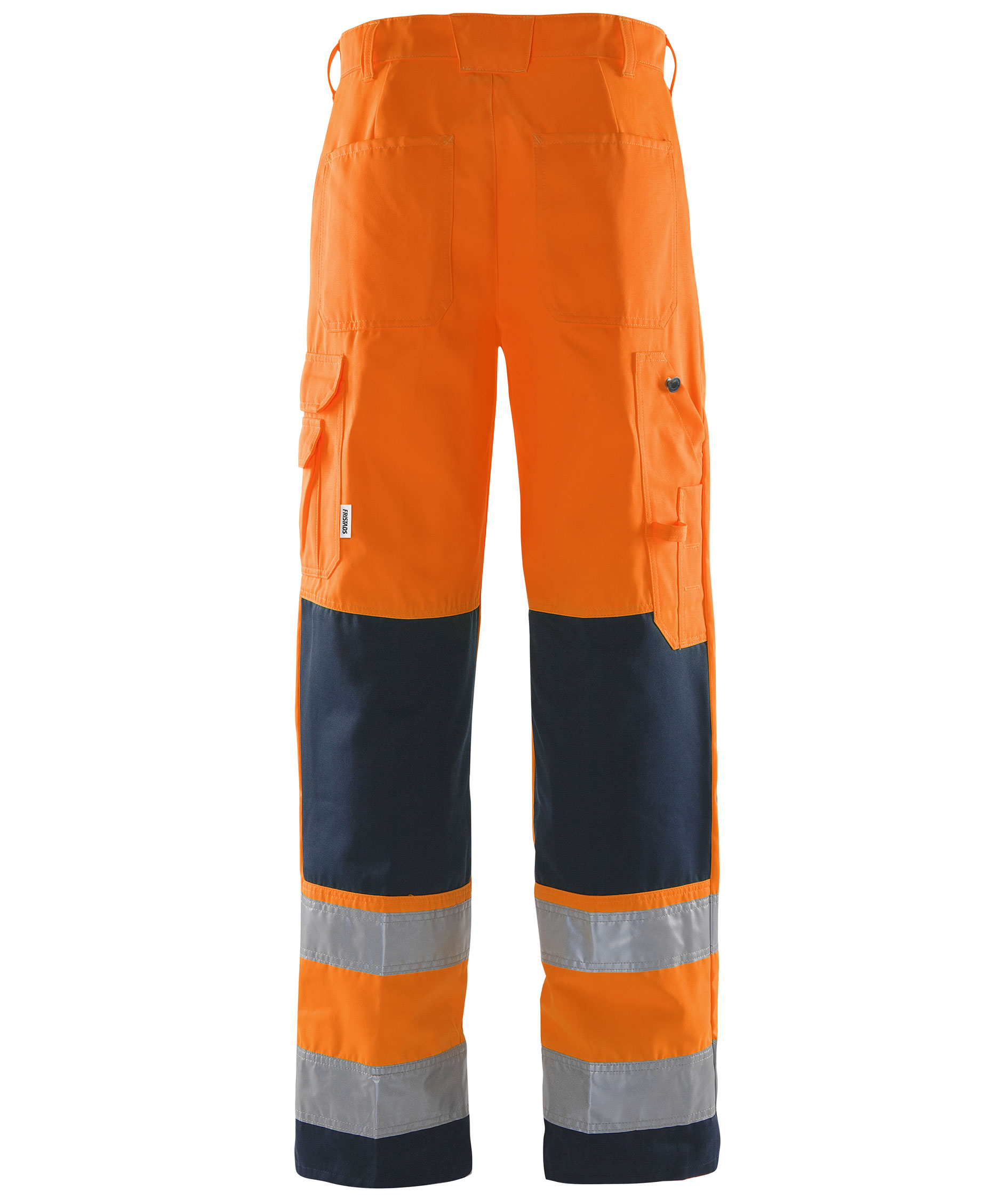 Fristads work trousers, Orange/Marine, large image number 1
