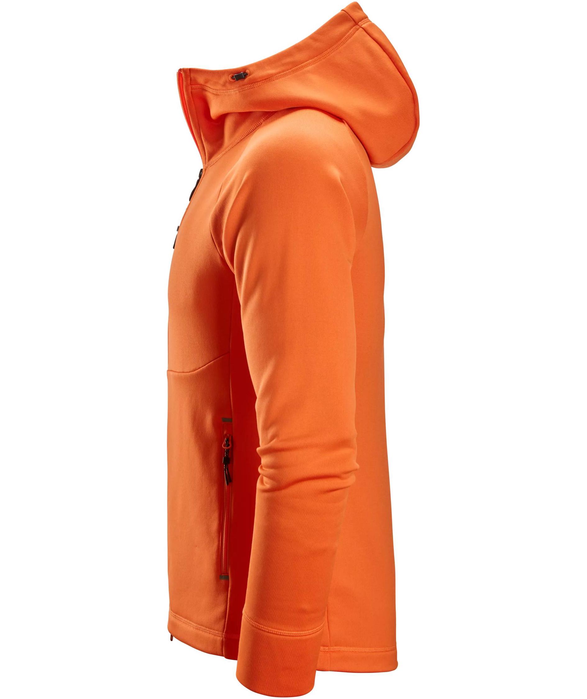 Snickers Flexiwork Polartec&reg; Hoodie mit Rei&szlig;verschluss 8026 full stretch, Warm Orange, large image number 5