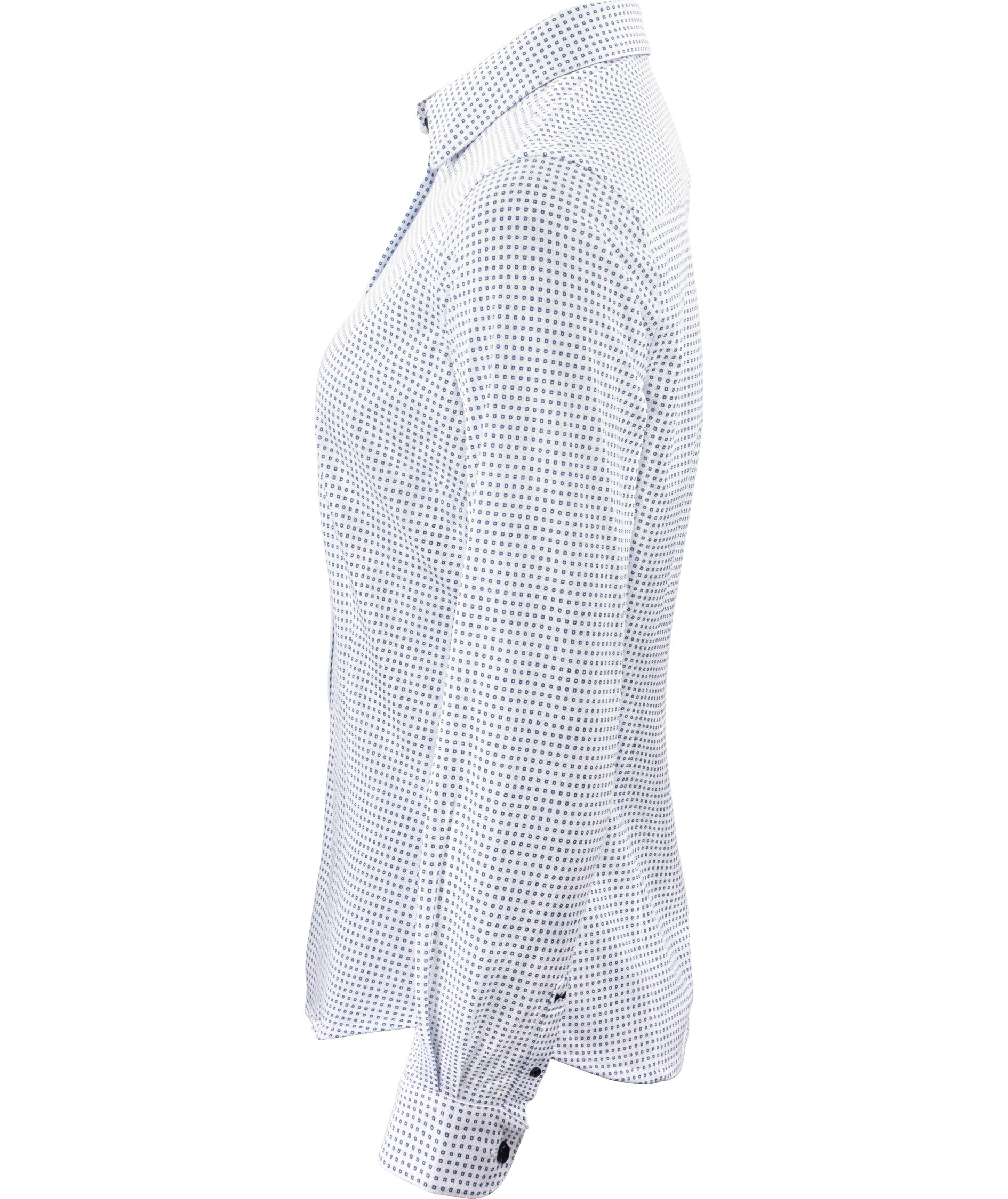 J. Harvest & Frost Piqu&eacute; Indigo Bow 131 lady fit skjorte, Sky Blue Print, large image number 2