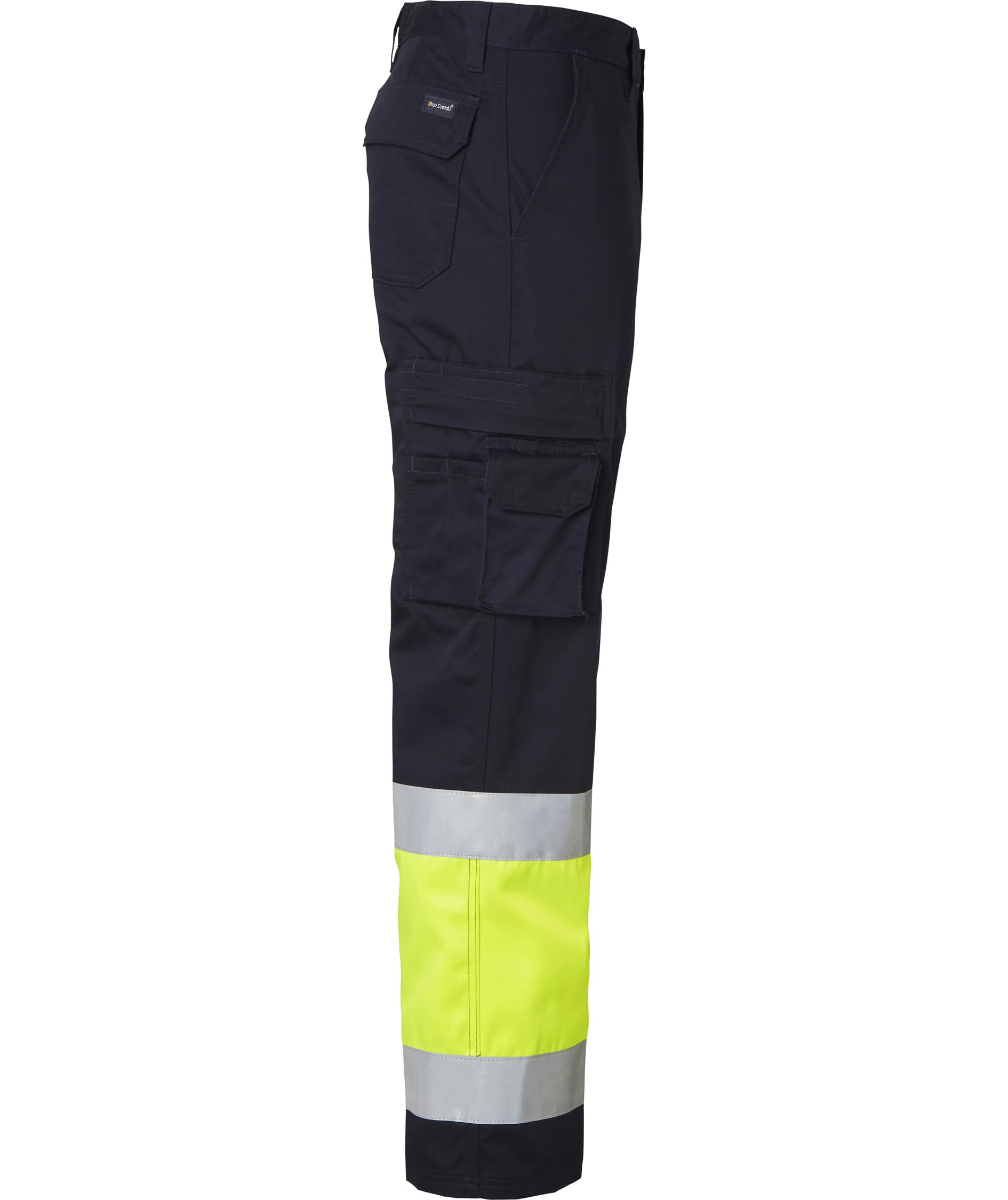 Top Swede servicebyxa 2070, Navy/Hi-Vis gul, large image number 2