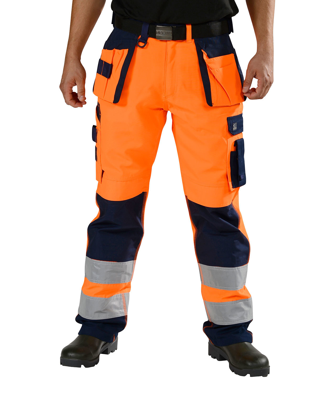 Ocean Thor h&aring;ndverksbukse, Oransje/Marine, large image number 0