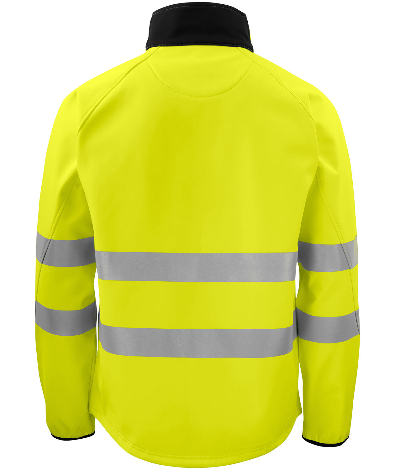 ProJob softshell jacket 6432, Hi-vis Yellow/Black
