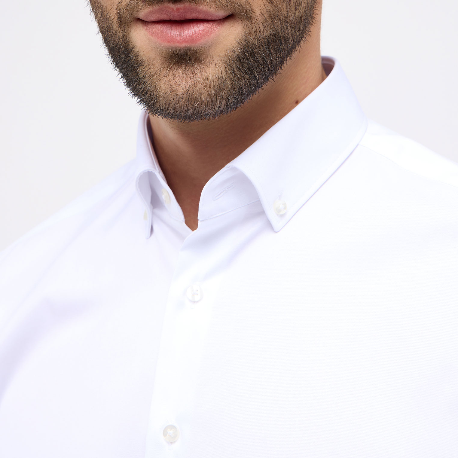 Eterna Cover Modern fit shirt, White, large image number 3