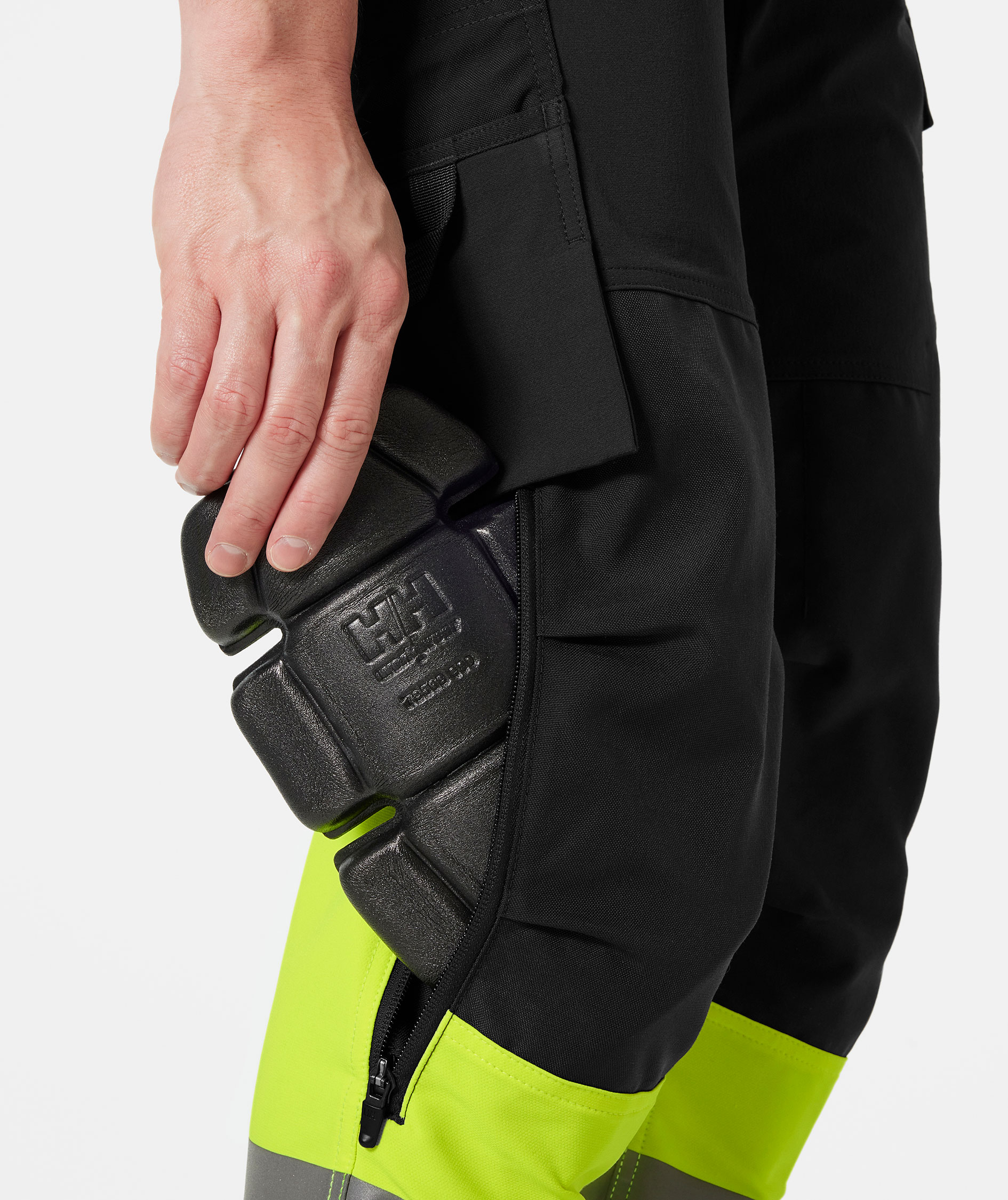 Helly Hansen Alna 4X arbetsbyxa full stretch, Varsel Gul/Ebony, large image number 4