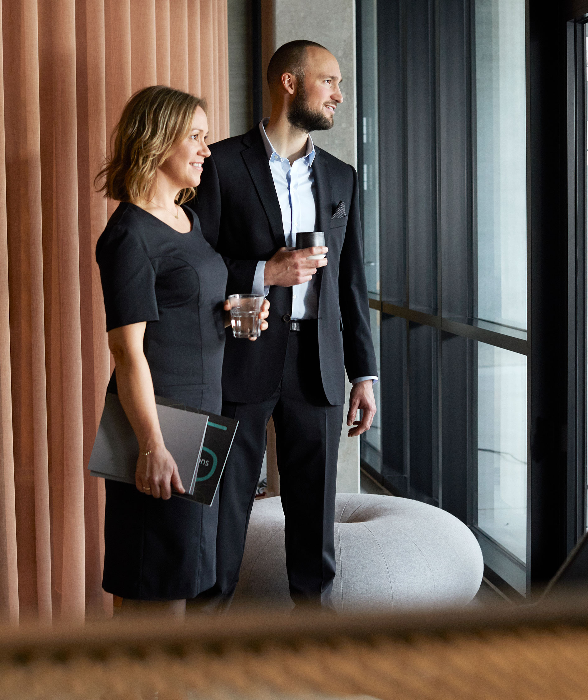 Sunwill Super Stretch Regular fit kl&auml;nning med ull, Green