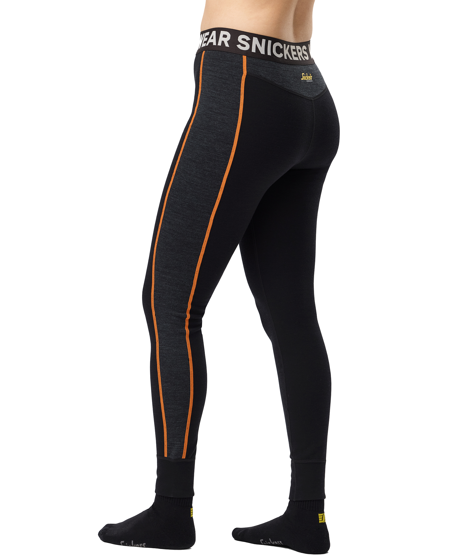 Snickers underst&auml;llsbyxor med merinoull 9471 dam, Black/Anthracite Melange, large image number 9
