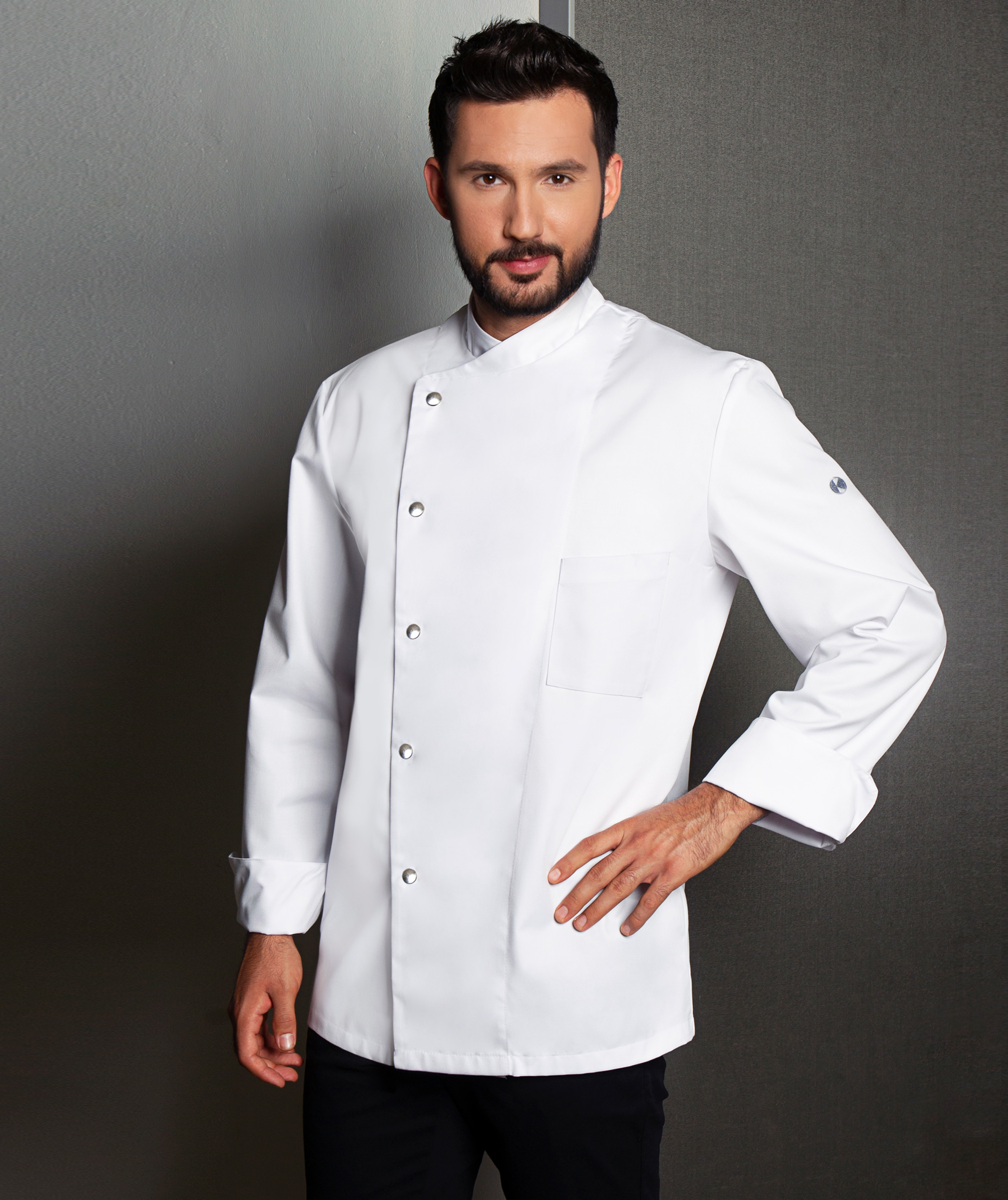 Karlowsky Lars chefs jacket, White, large image number 1