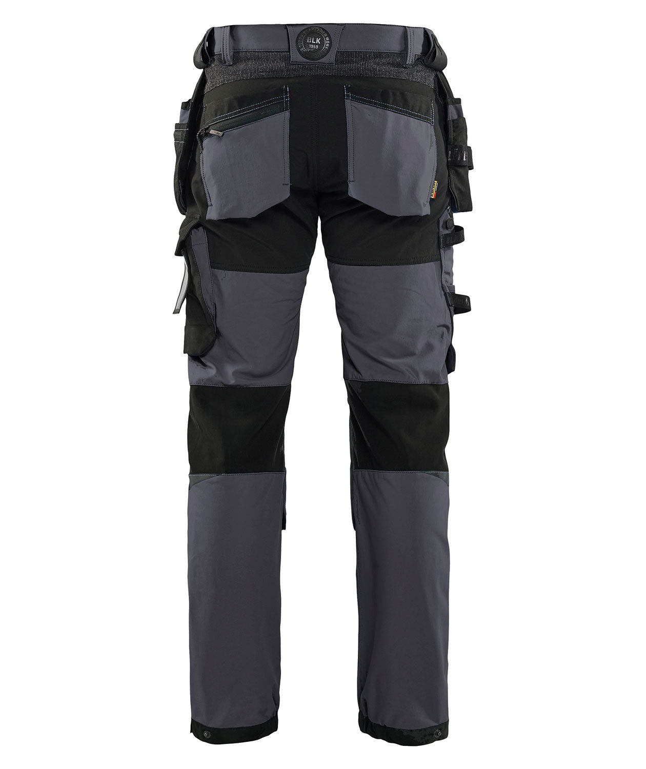 Bl&aring;kl&auml;der craftsman trousers full stretch, Grey/Black, large image number 2