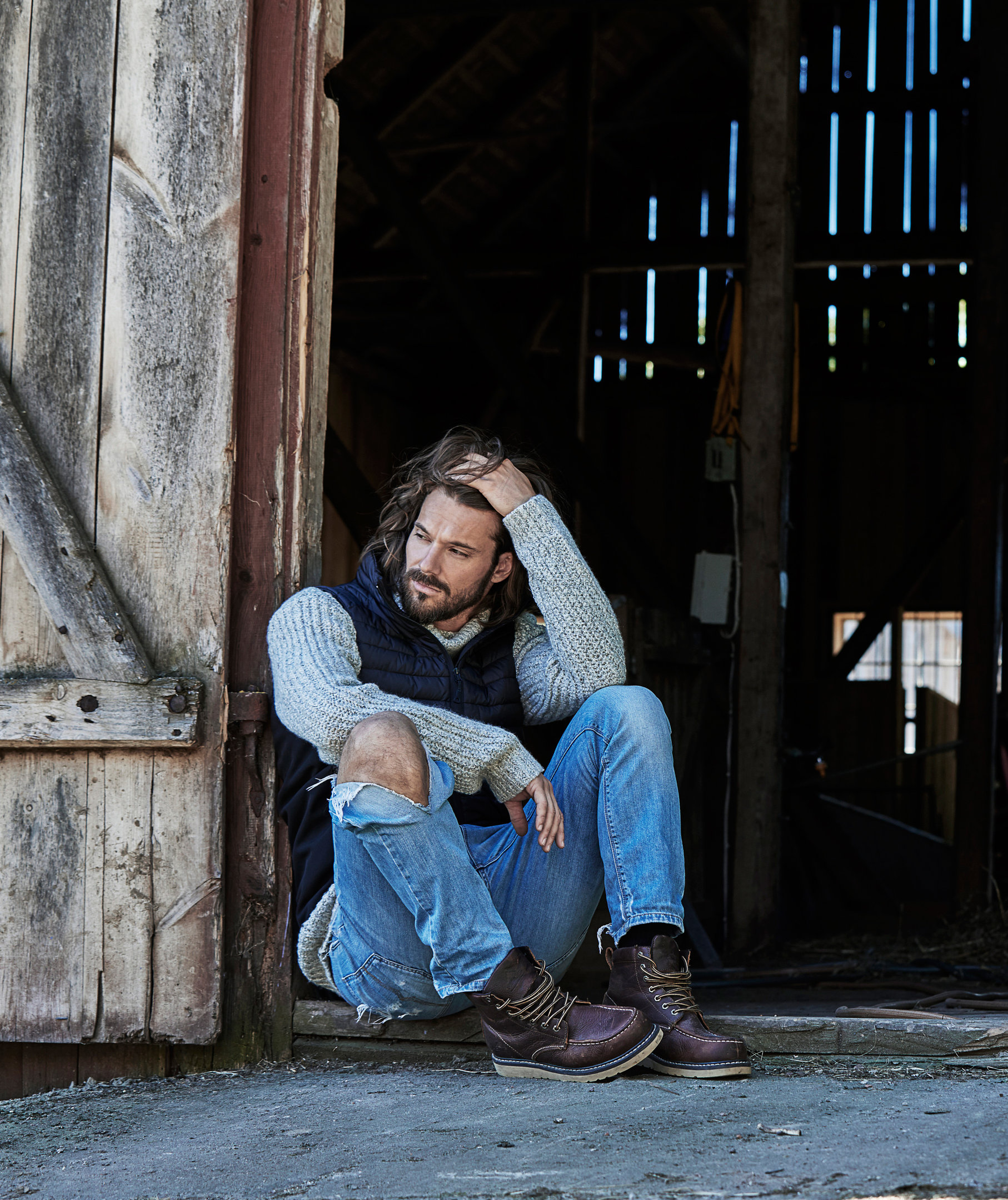 Tee Jays Crossover bodywarmer/vest, Sort, large image number 3