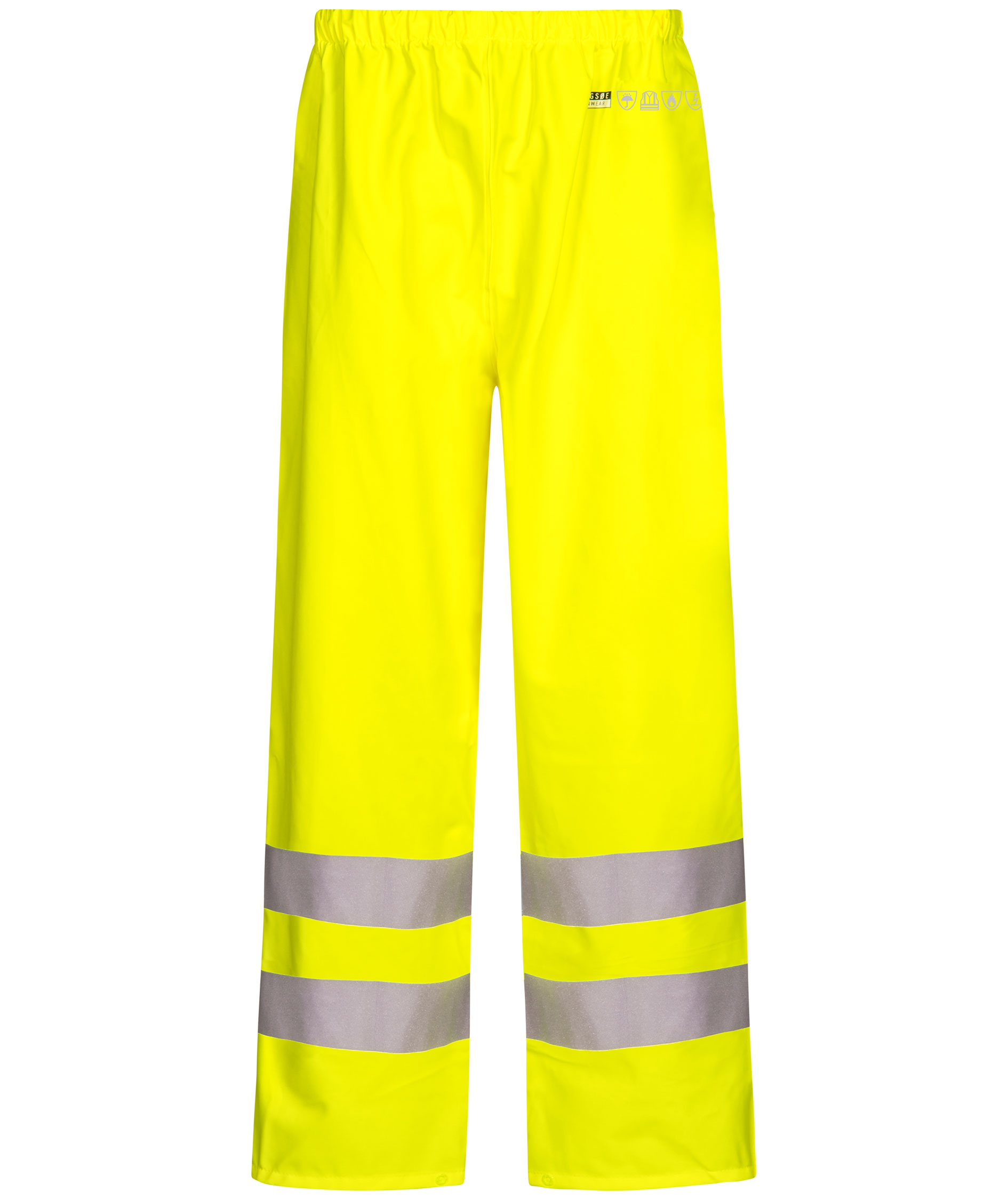 Lyngs&oslash;e regnbyxa, Varsel Gul