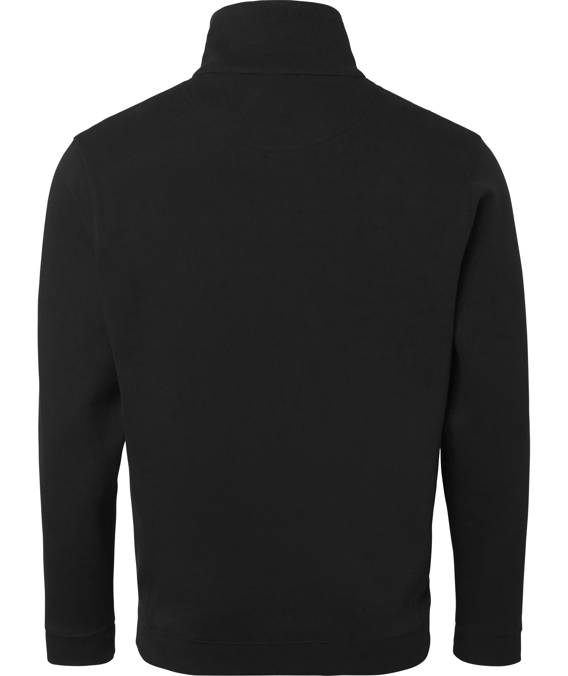 Top Swede sweatshirt med kort lynl&aring;s 0102