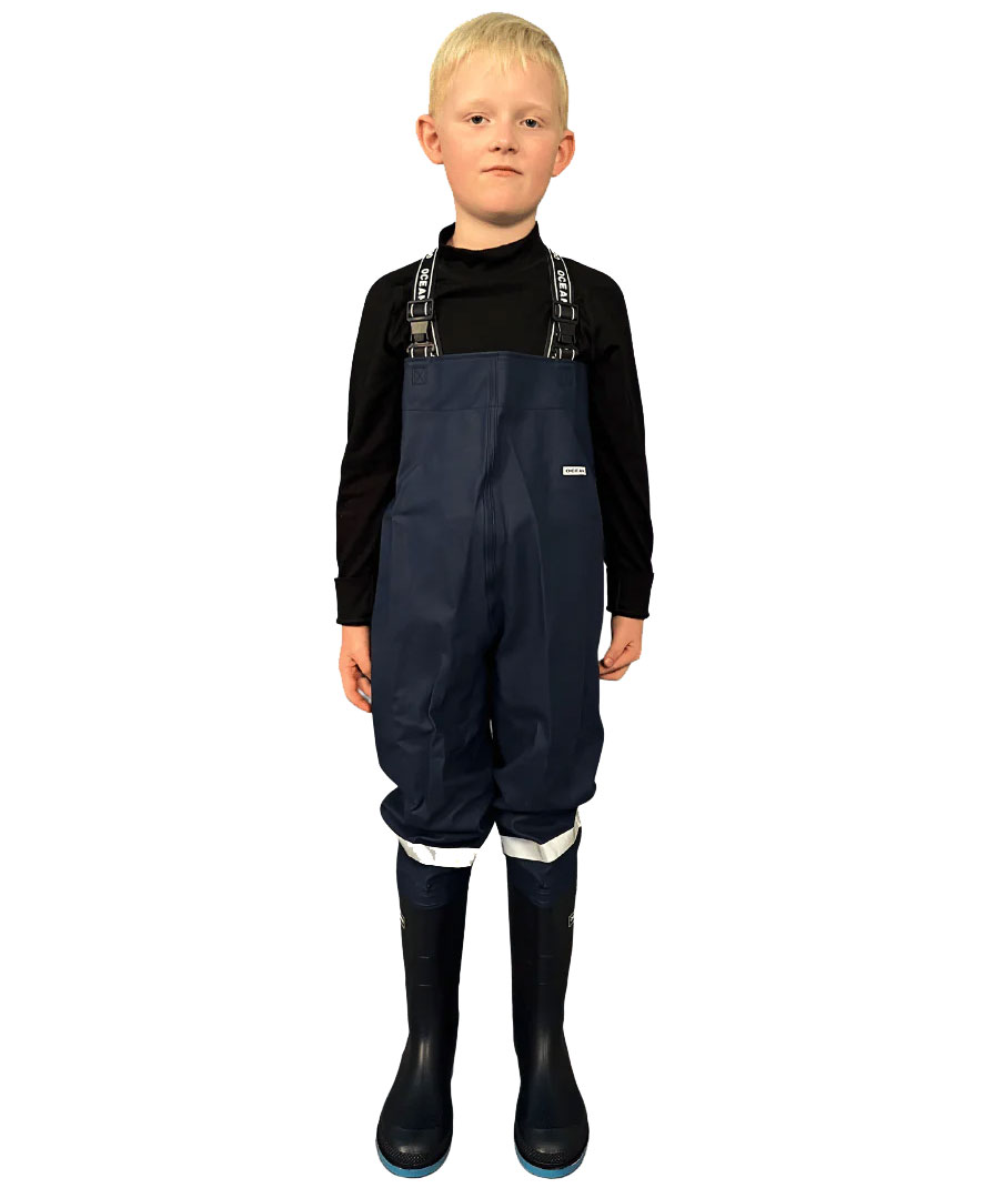 Ocean Cloud junior waders, Navy