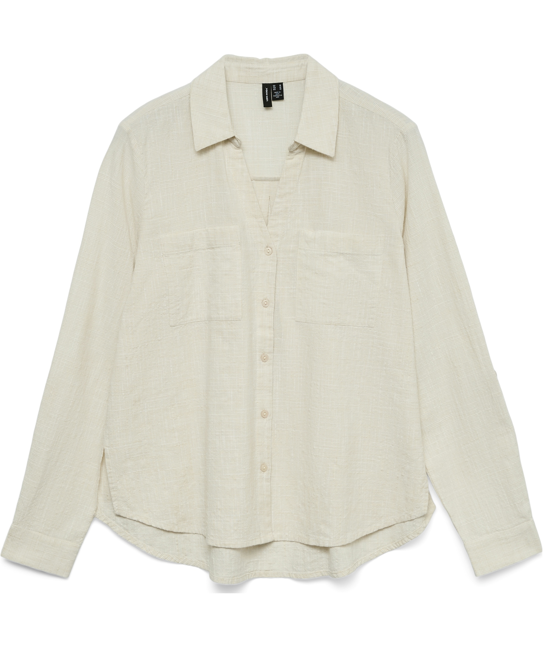 Vero Moda VMTHILDE women's shirt, Silver Lining Snow White, Silver Lining Snow White, swatch