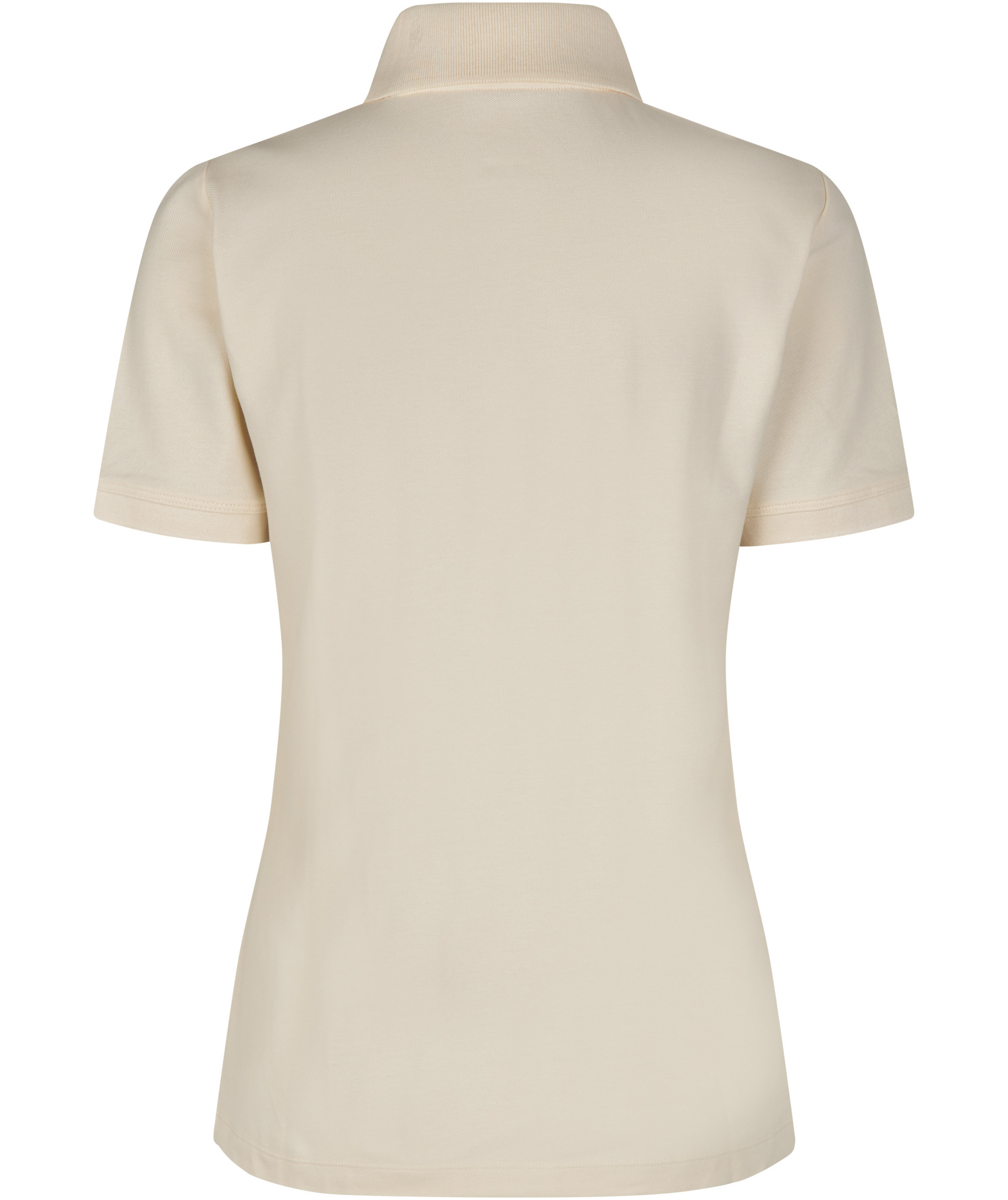 ID organic women's polo shirt, Off White, Off White, large image number 1