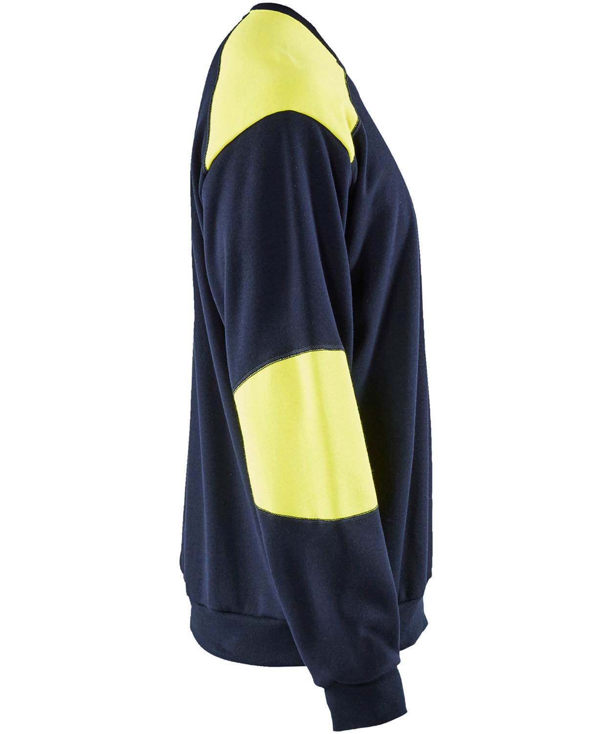 Bl&aring;kl&auml;der Anti-flame sweatshirt, Marin/Hi-Vis gul, large image number 3