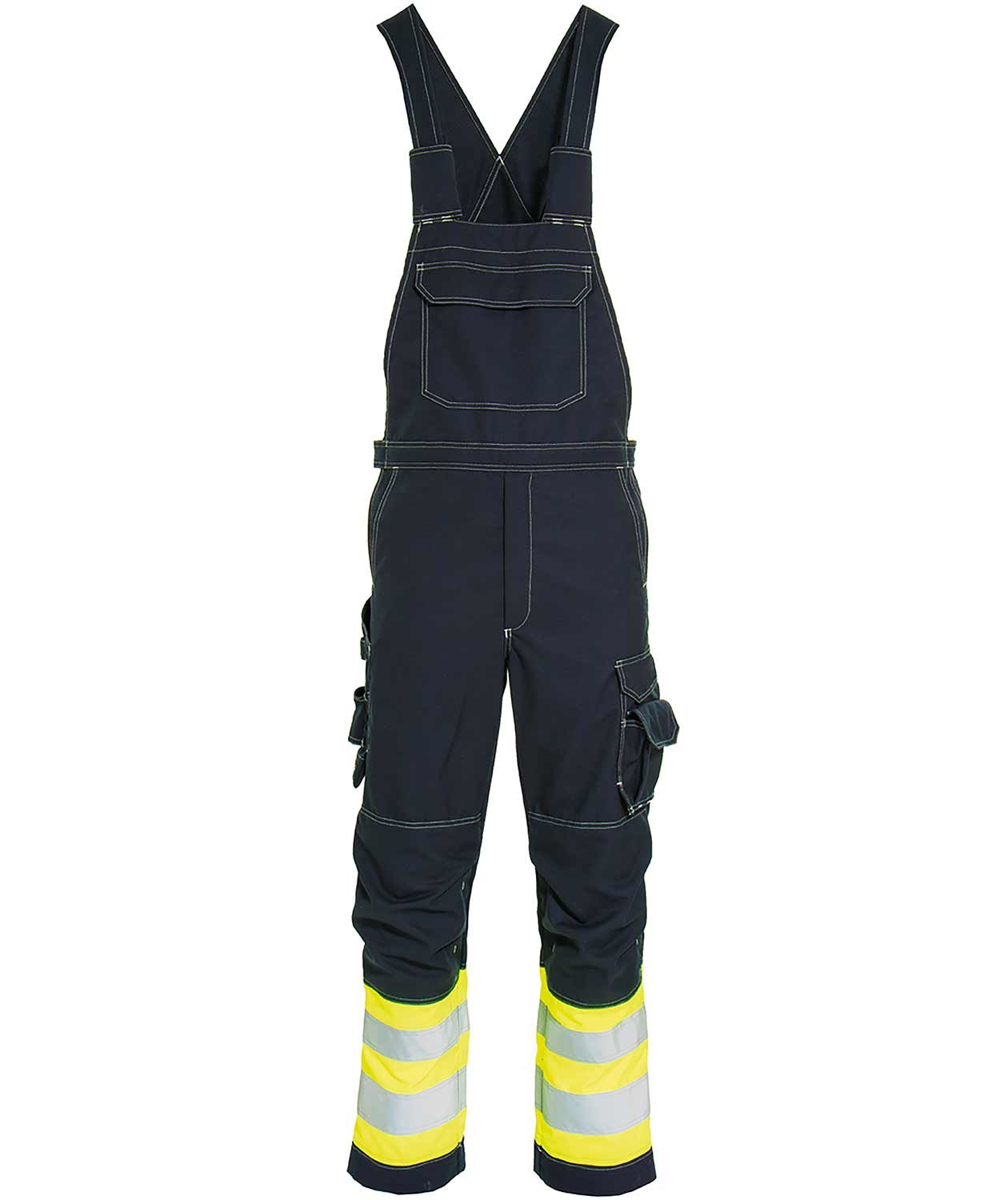Tranemo Tera TX Latzhose, Marine/Hi-Vis gelb